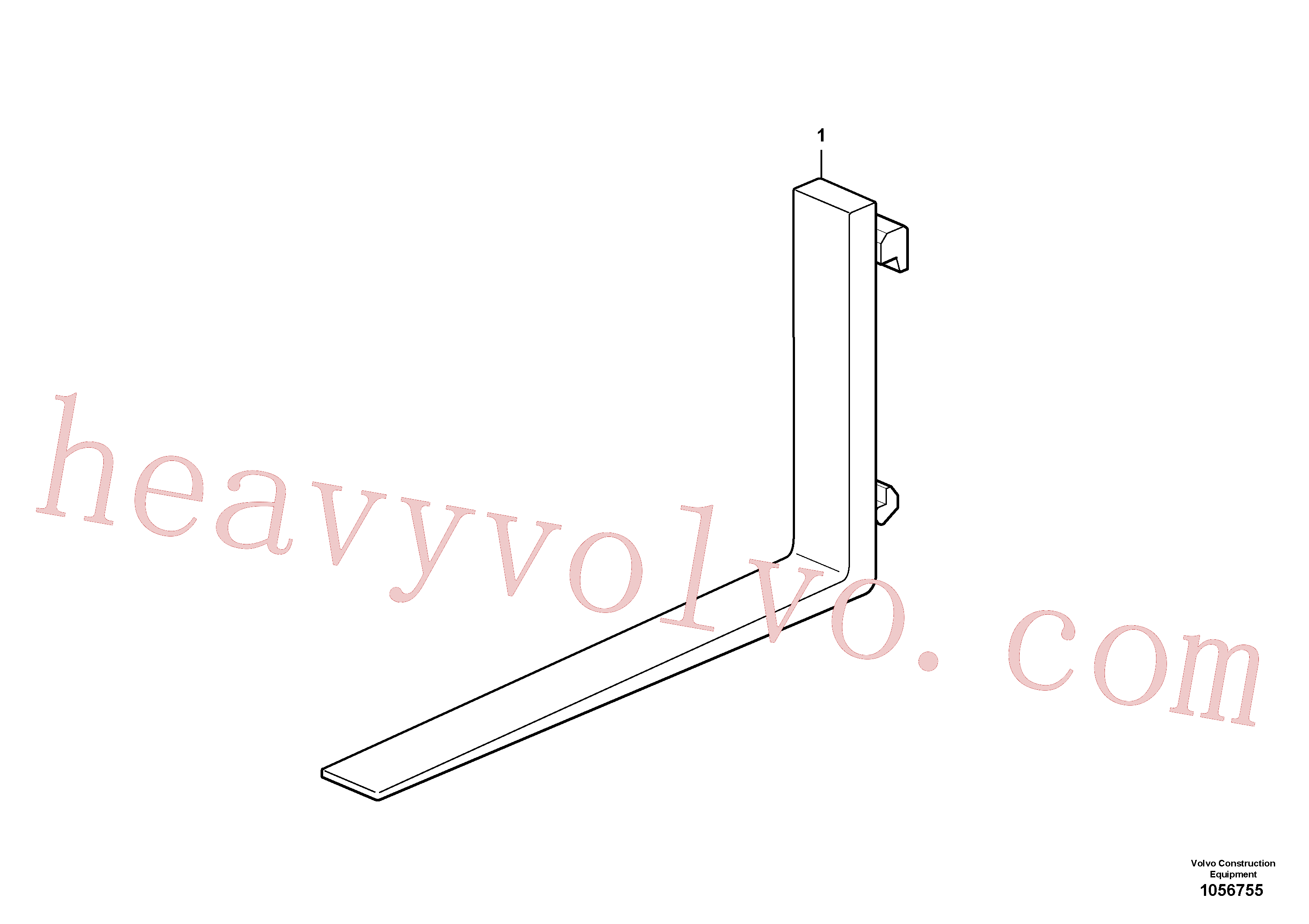 ZM2801697 for Volvo Fork tines(1056755 assembly)