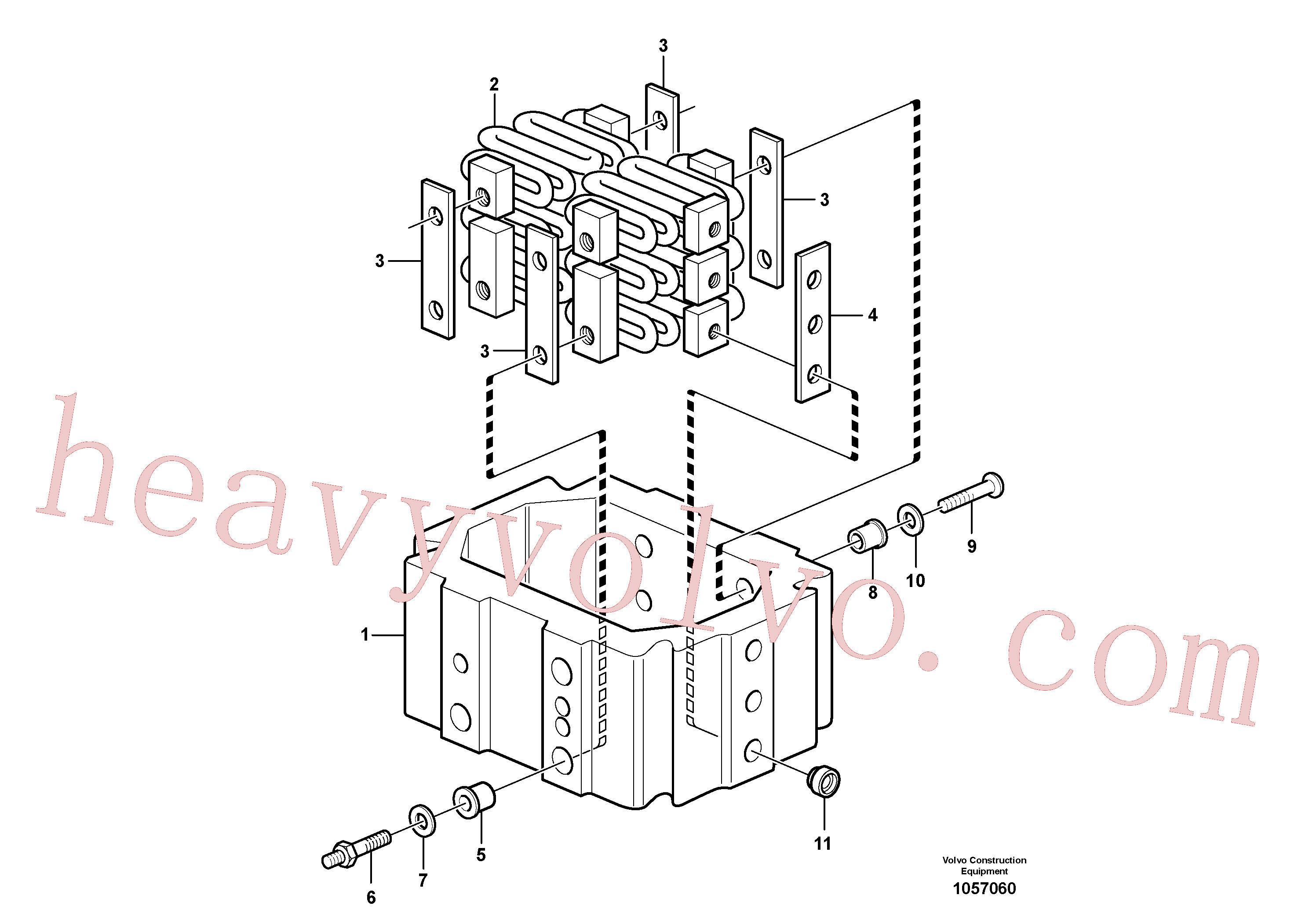 VOE192288 for Volvo Pre-heater(1057060 assembly)