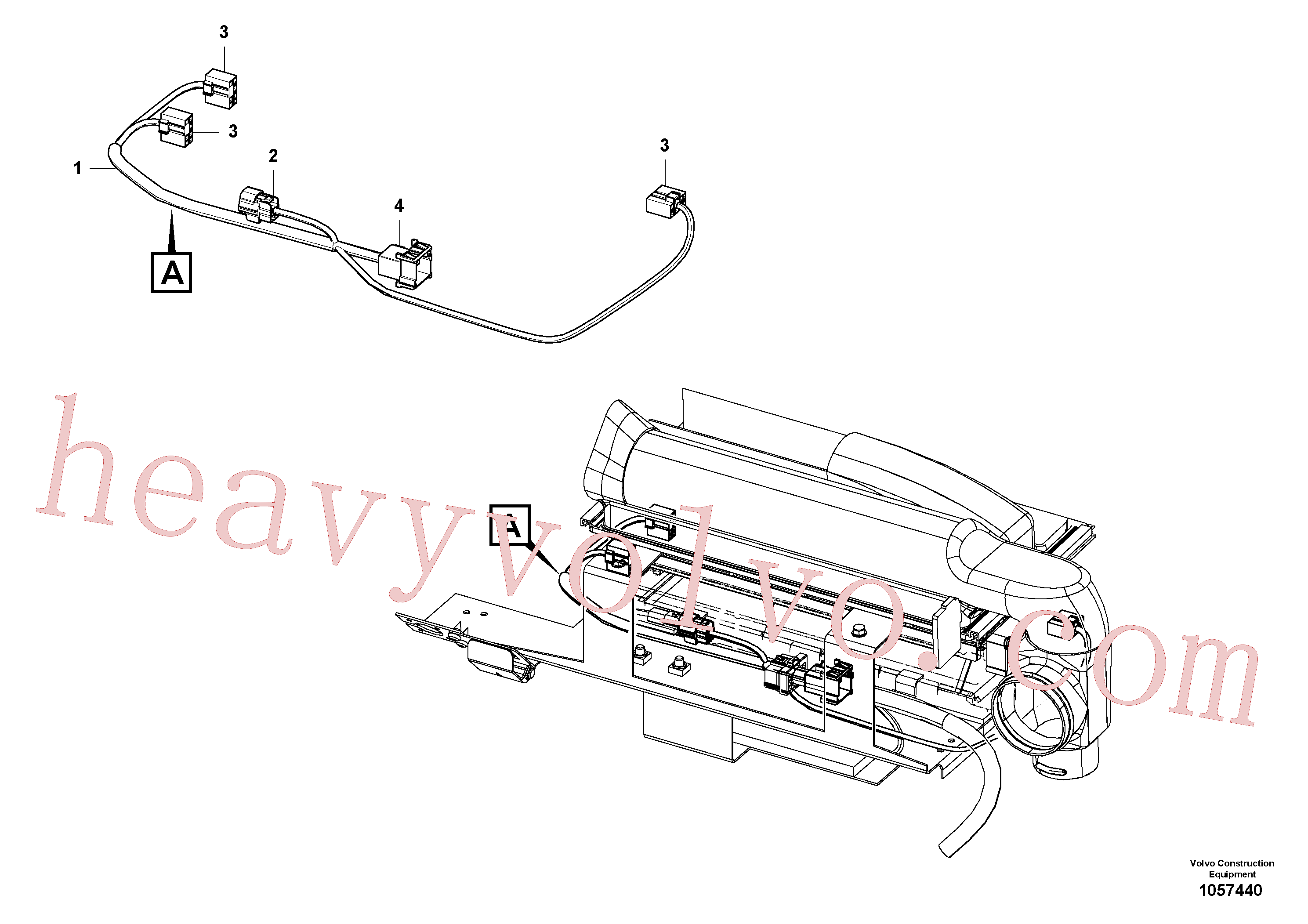 VOE11428051 for Volvo Air distribution(1057440 assembly)