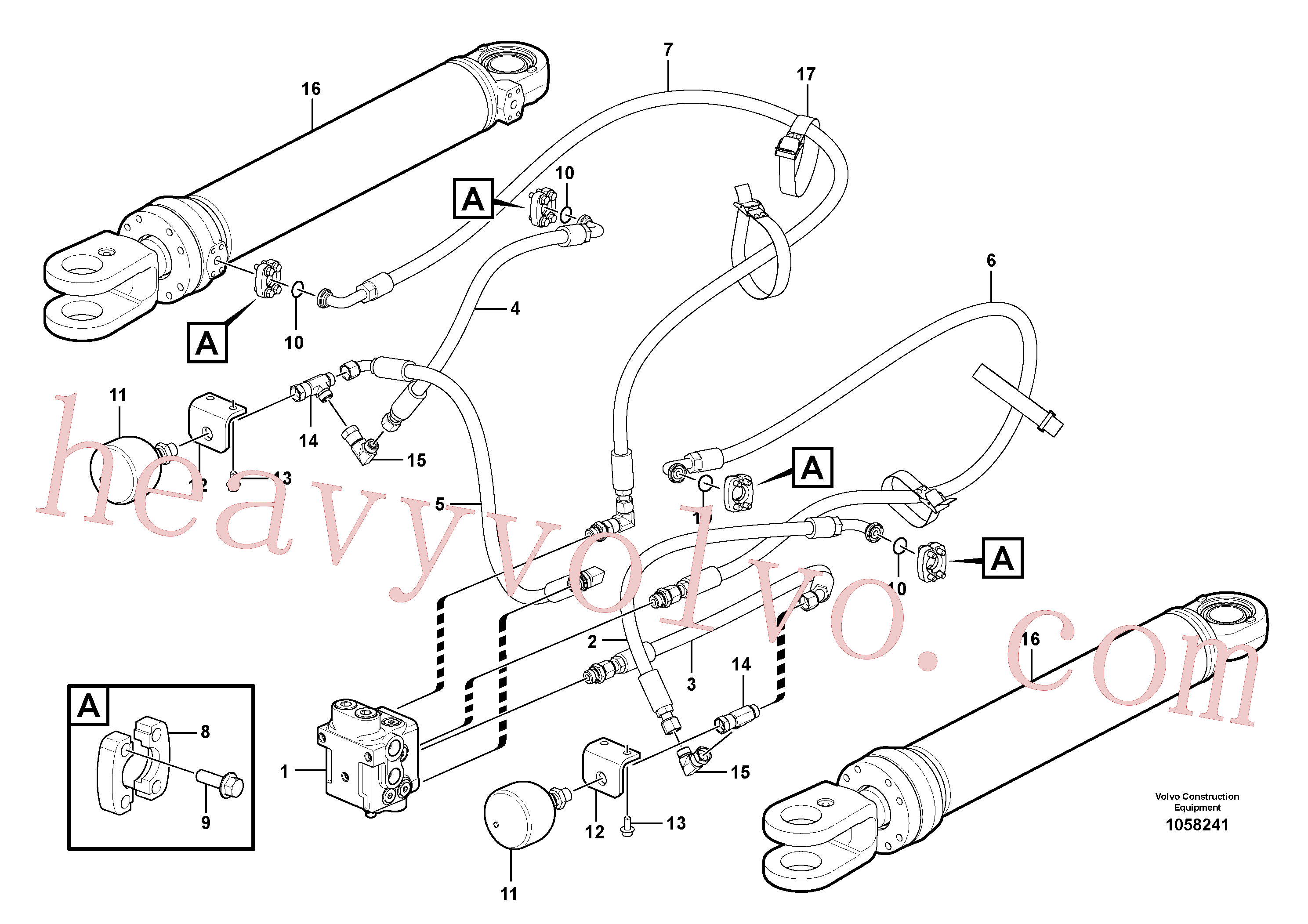 VOE990741 for Volvo Steering system(1058241 assembly)