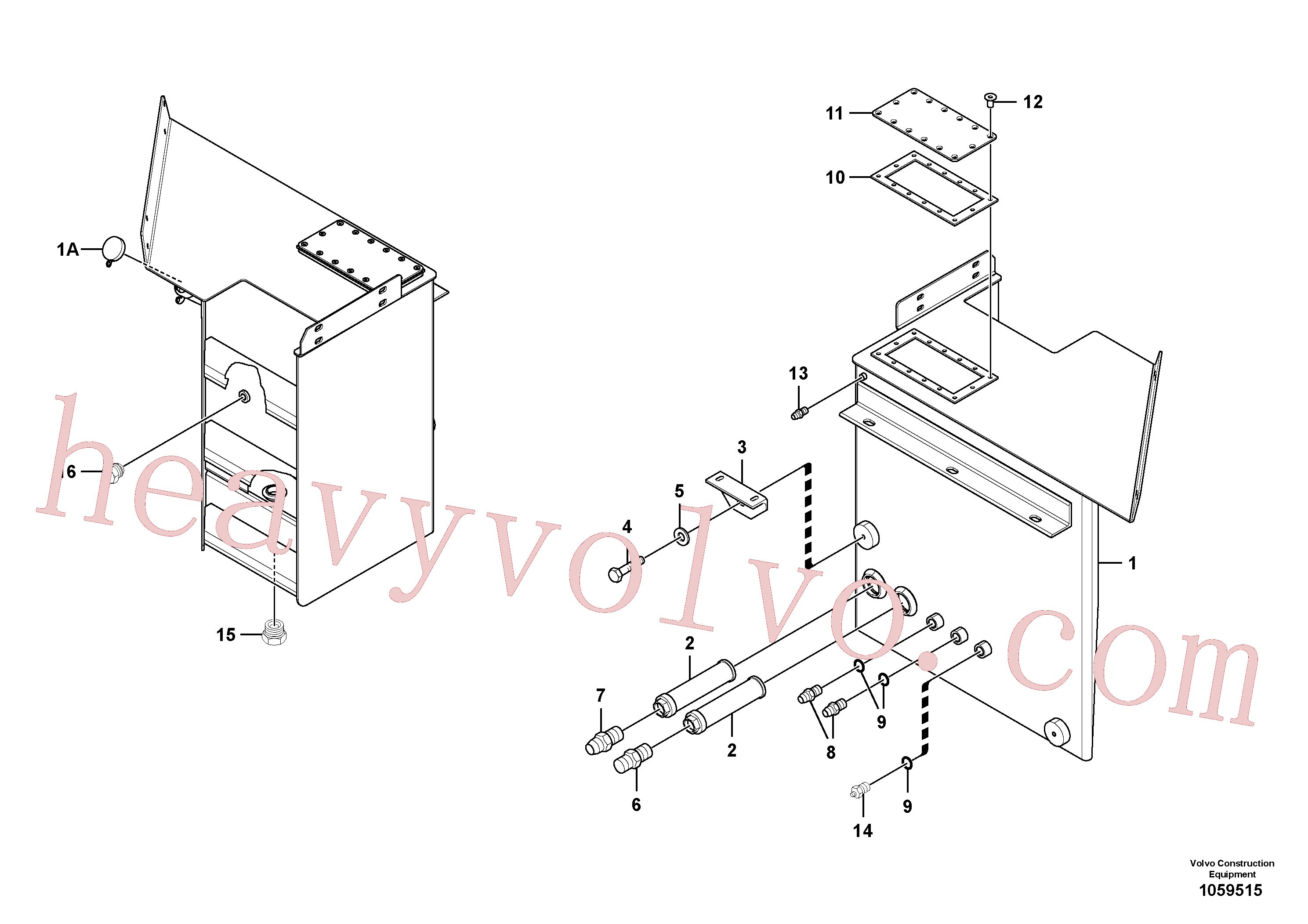 RM95343737 for Volvo Hydraulic Tank Installation(1059515 assembly)