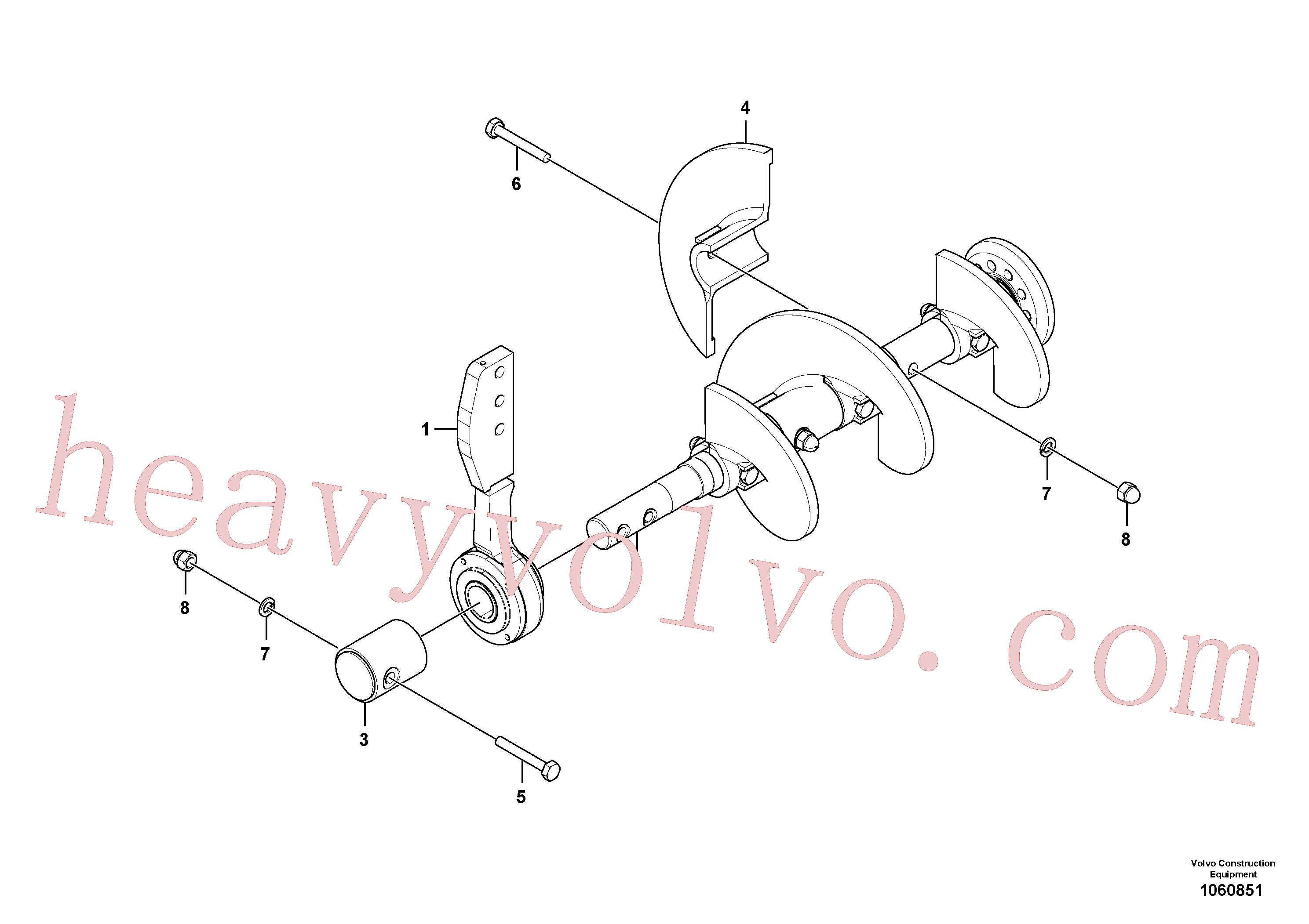 RM96726419 for Volvo Auger Assembly, Auger Basic Assembly(1060851 assembly)