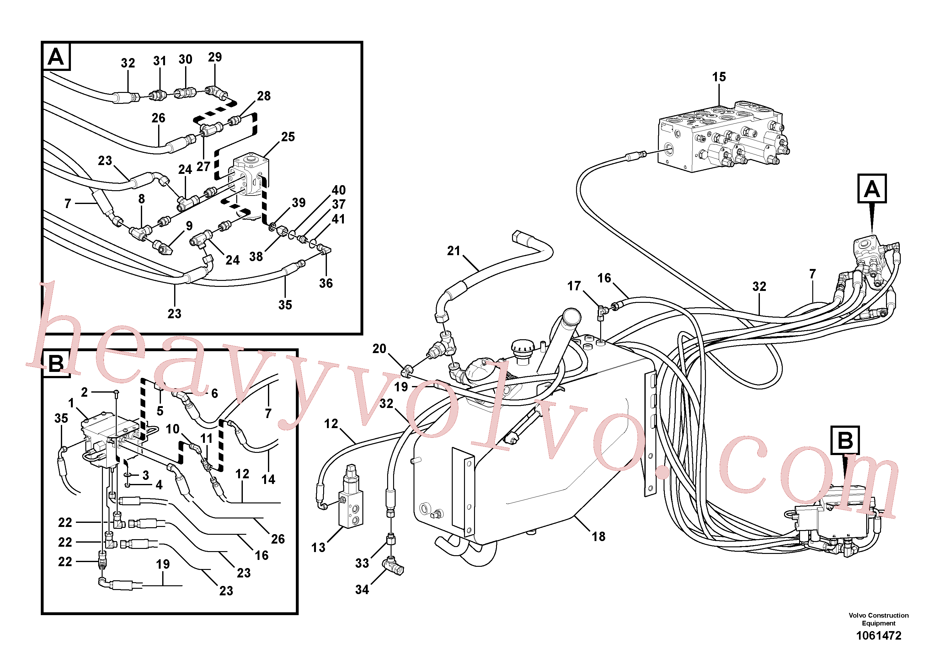 VOE937355 for Volvo CDC - steering(1061472 assembly)