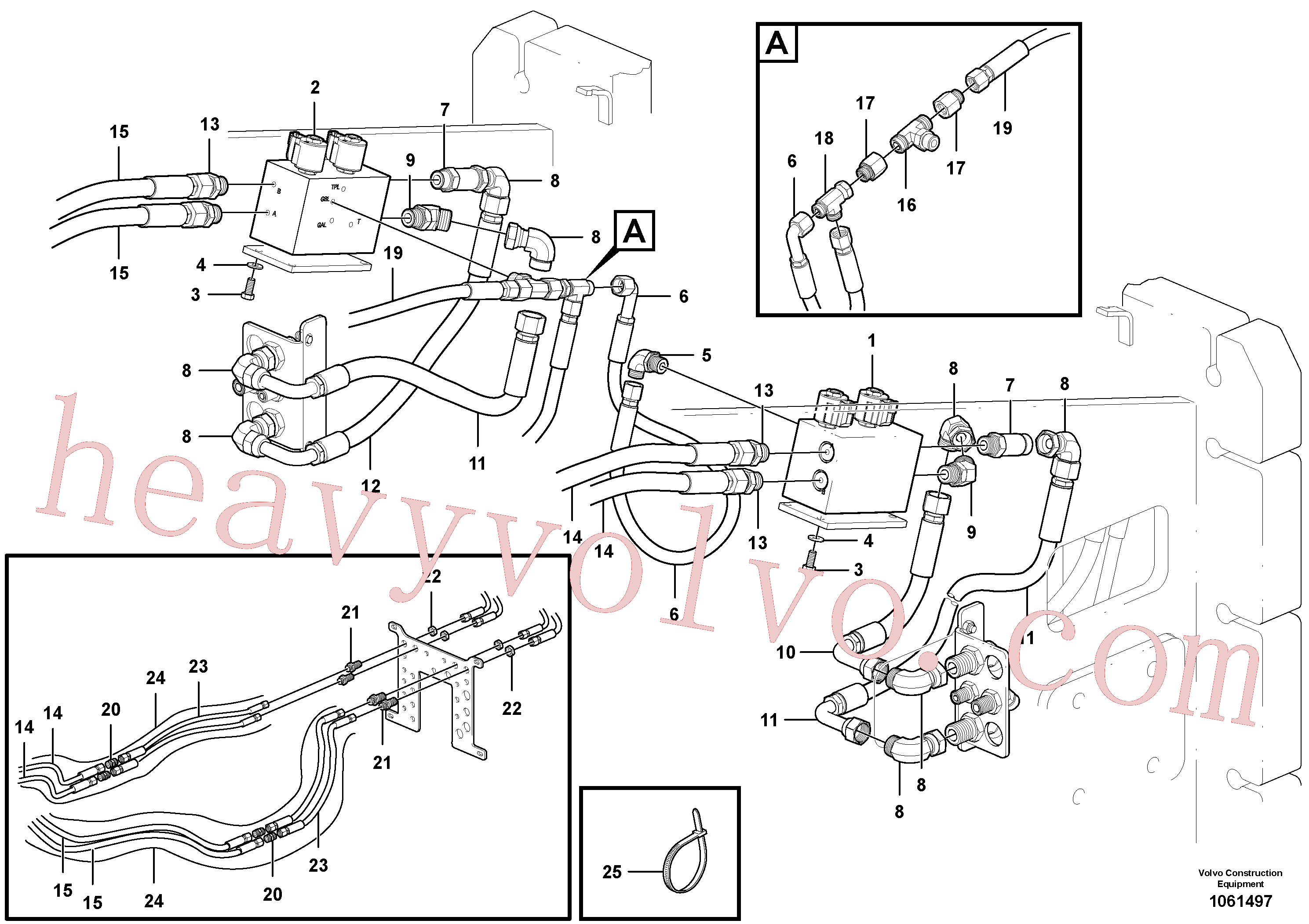 CH14C-05ZI for Volvo Bypass Valve Hydraulic Circuit - AWD(1061497 assembly)