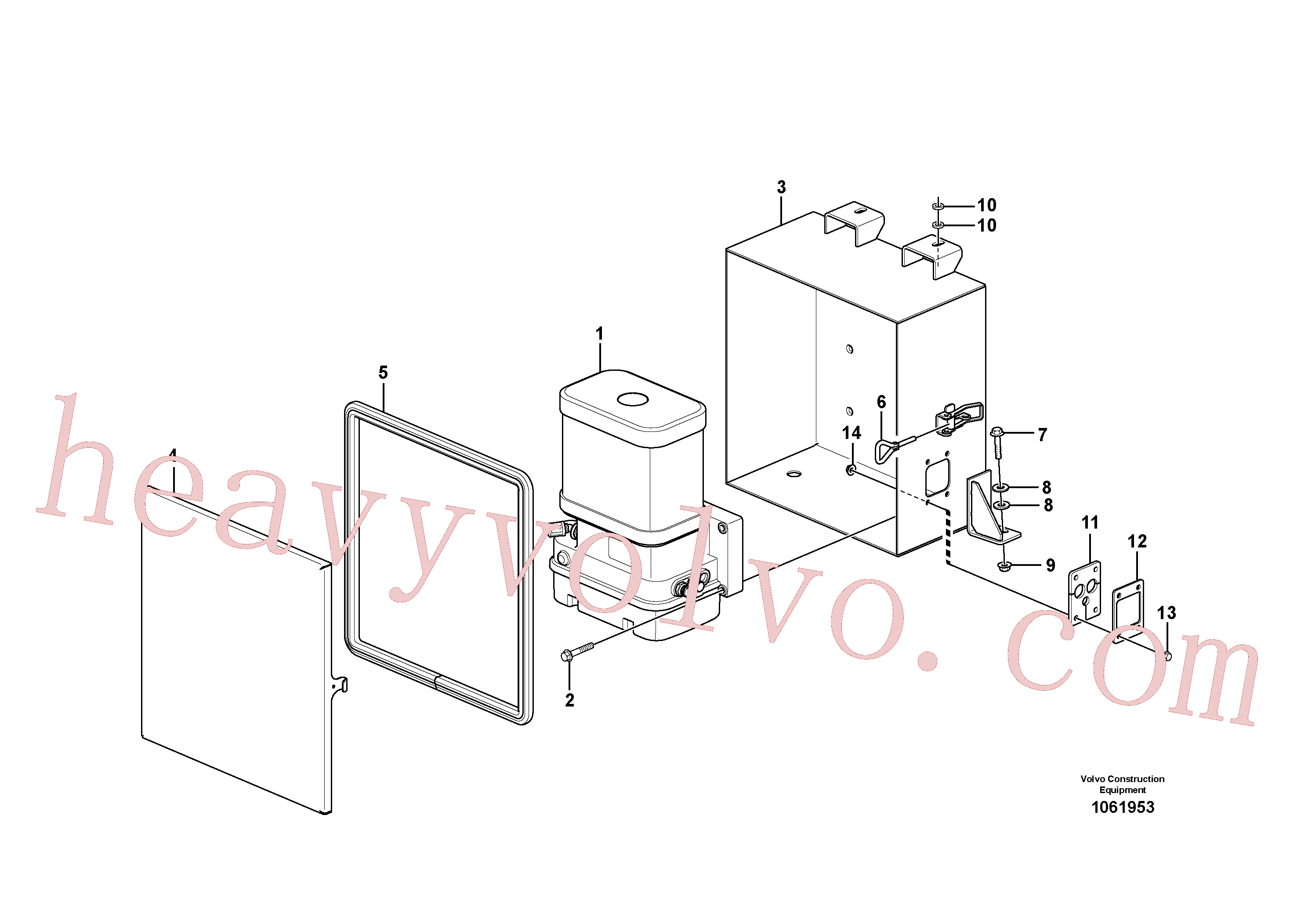 VOE16808081 for Volvo Pump with fitting parts(1061953 assembly)