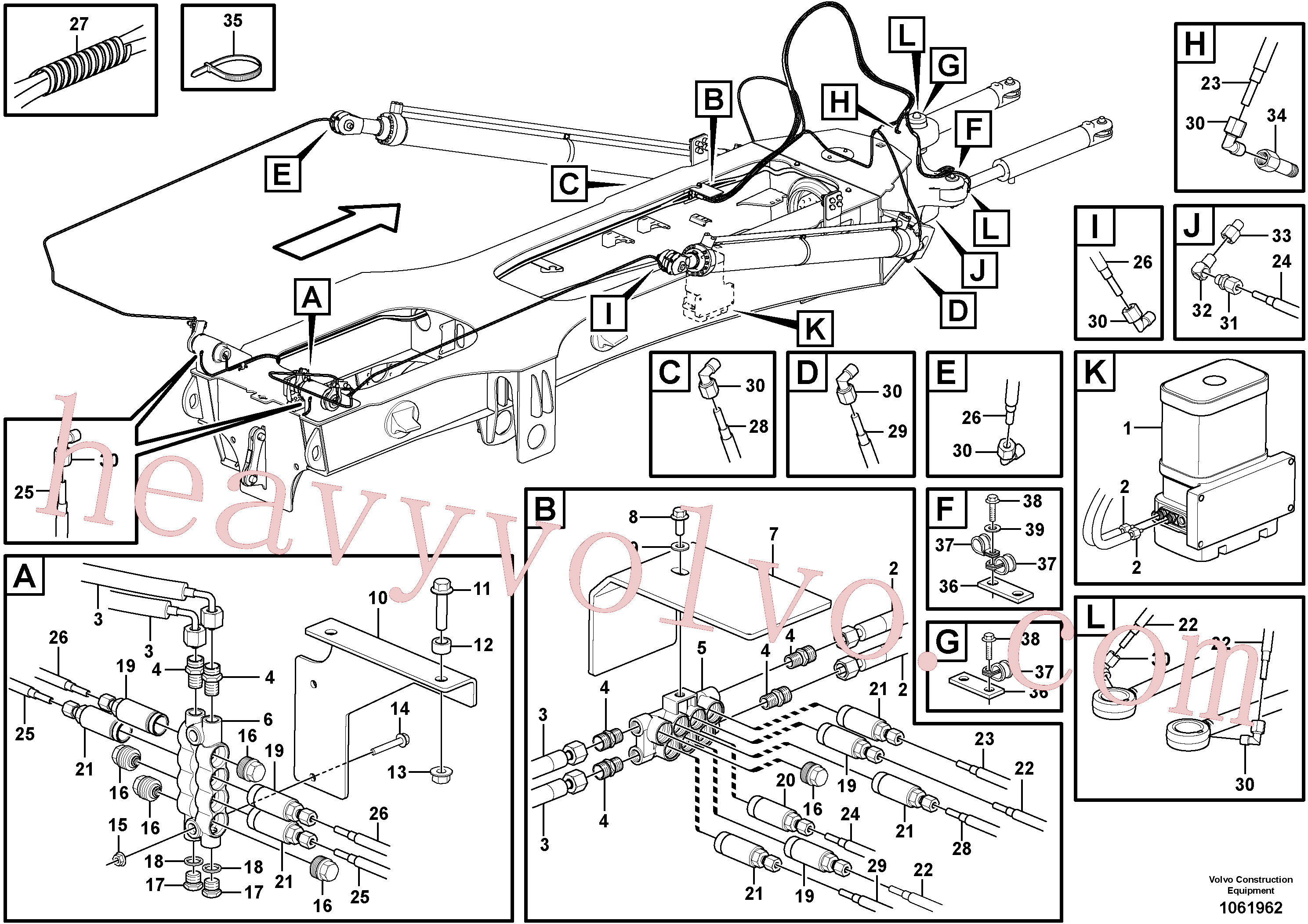 VOE17456687 for Volvo Central lubrication(1061962 assembly)