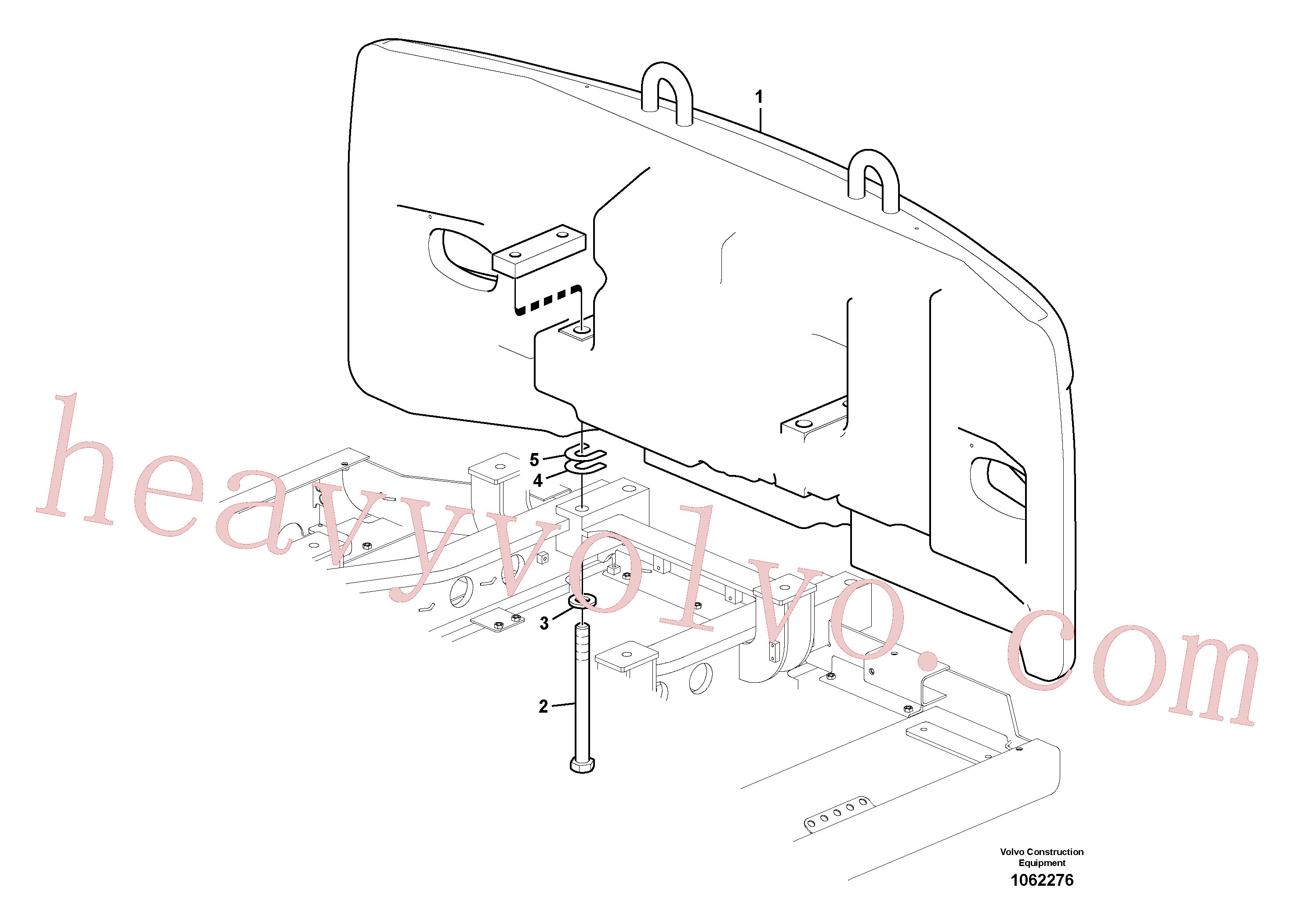 SA9211-30000 for Volvo Counterweights(1062276 assembly)