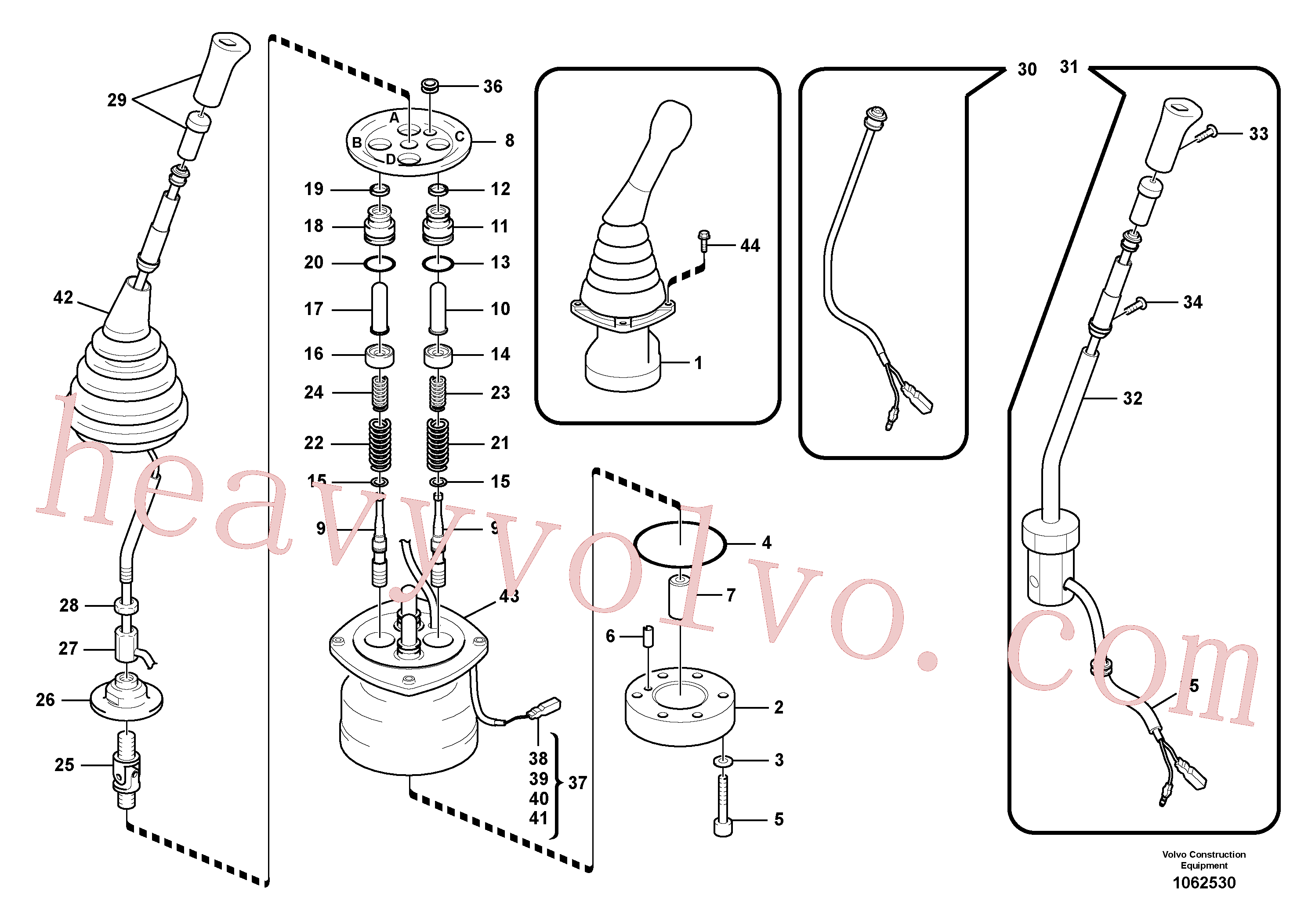 VOE14576329 for Volvo Servo system, remote control valve(1062530 assembly)