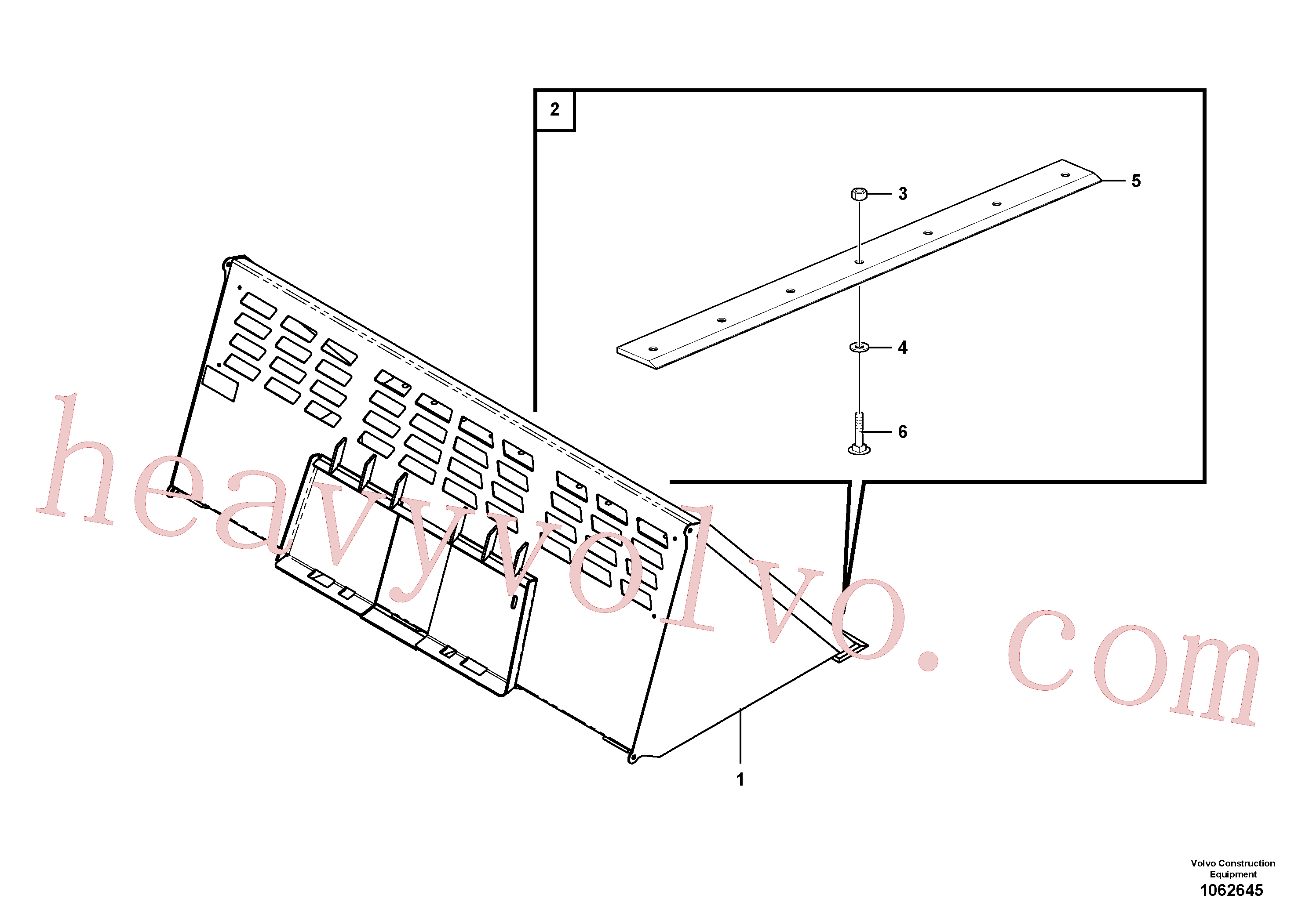 VOE16232110 for Volvo Snow bucket(1062645 assembly)