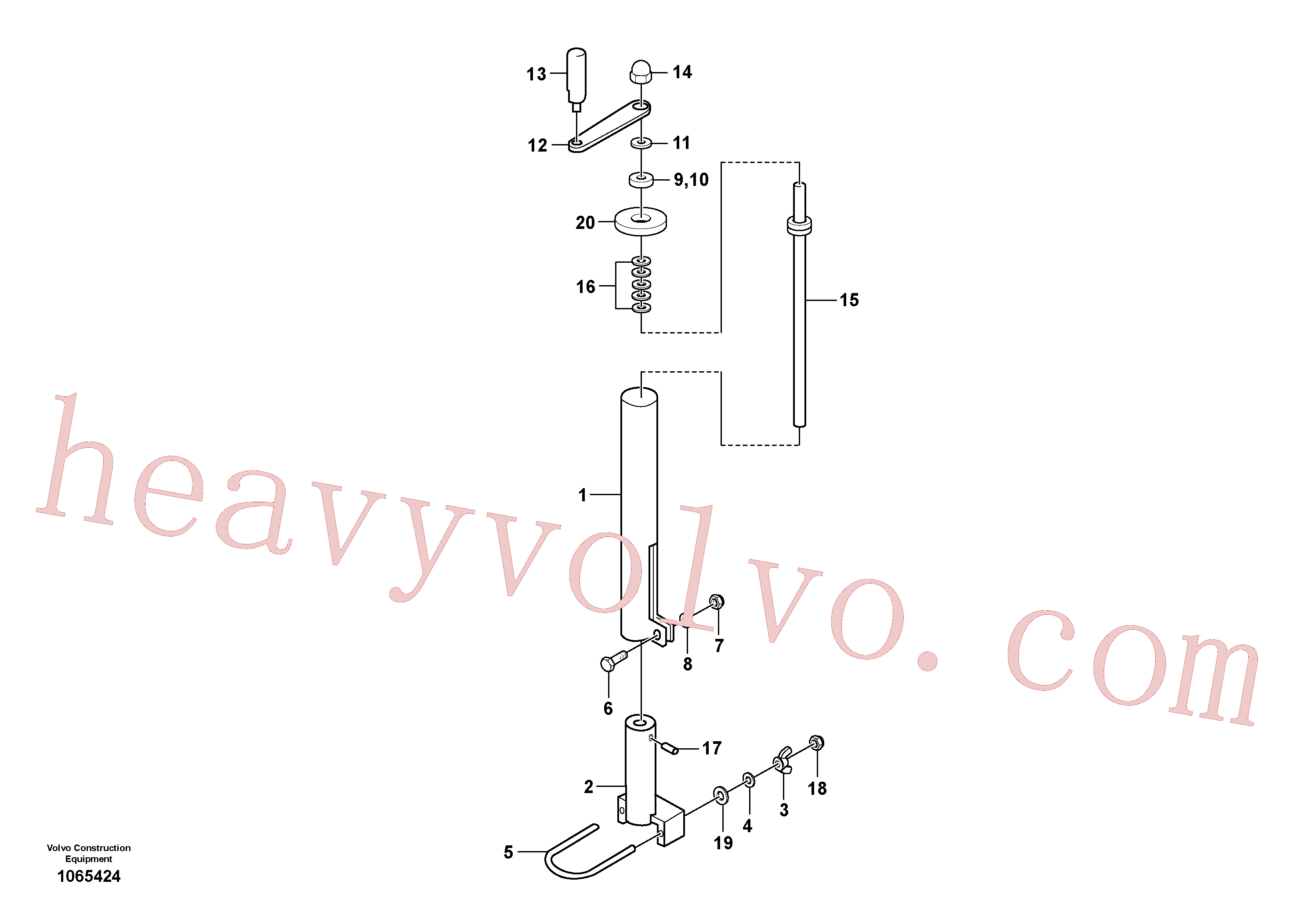 RM80816945 for Volvo Mechanical Control Assembly(1065424 assembly)