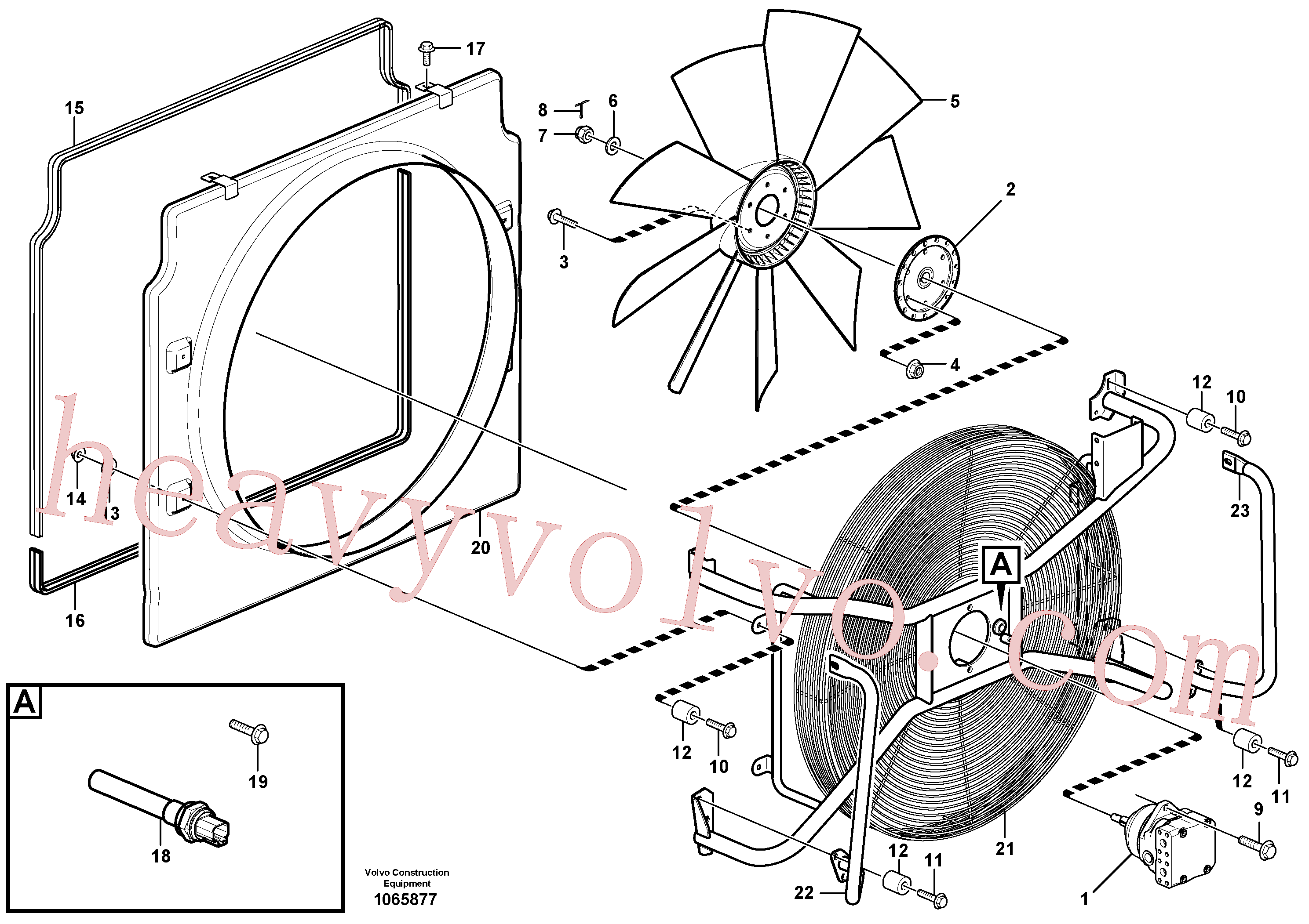 VOE965194 for Volvo Fan(1065877 assembly)