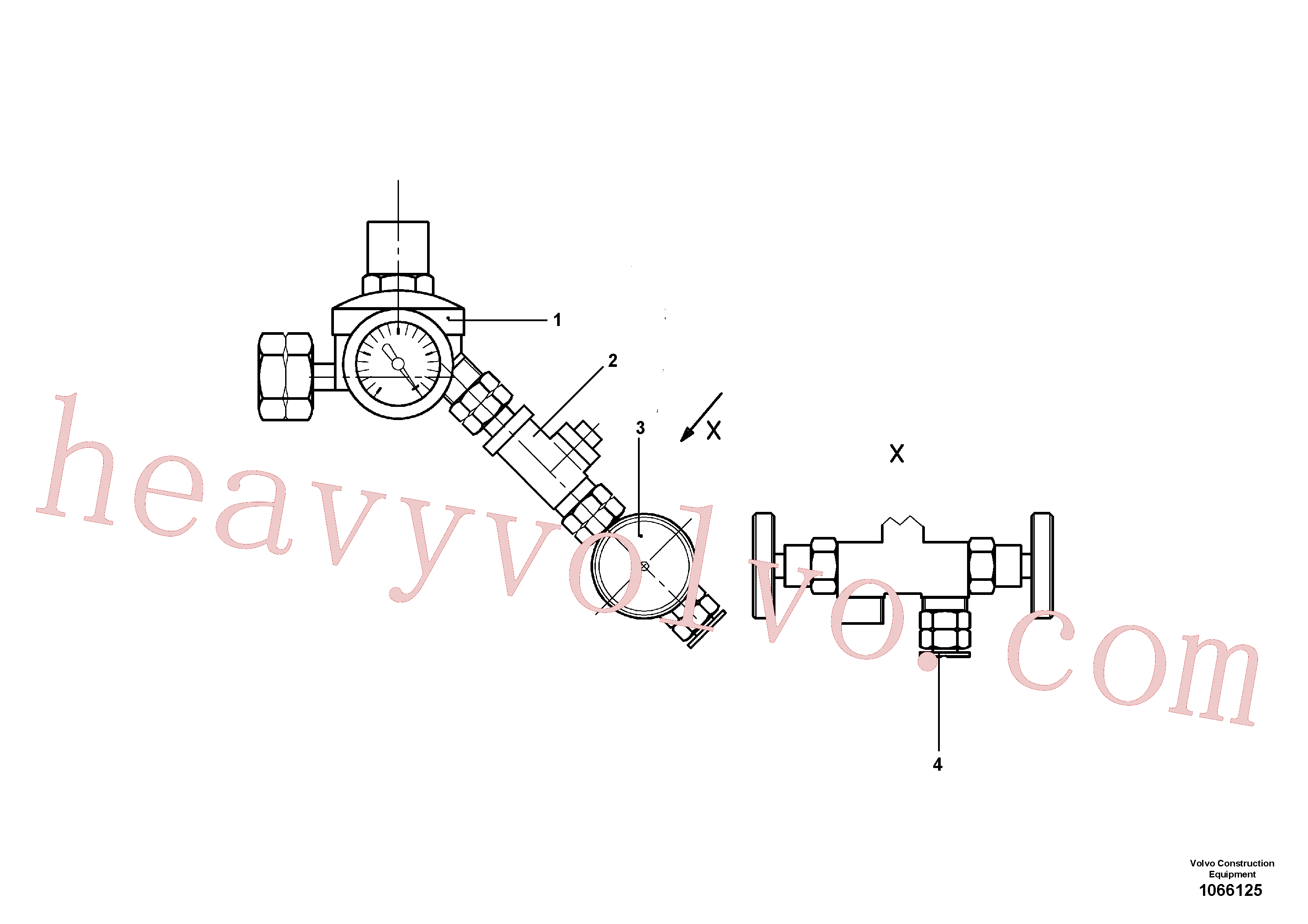 RM13909056 for Volvo Gasbottle connection(1066125 assembly)