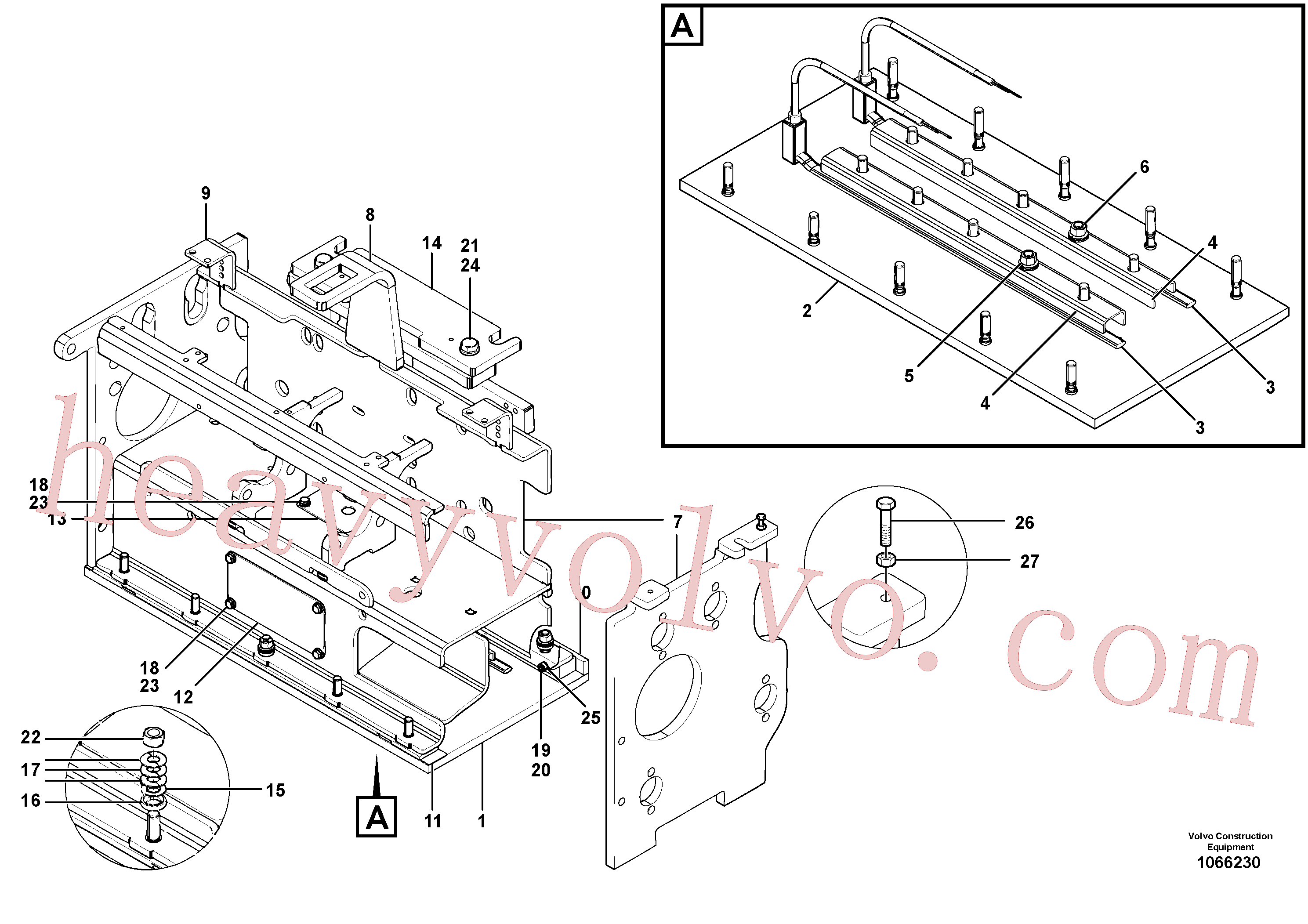 RM80633217 for Volvo Heating screed extension(1066230 assembly)