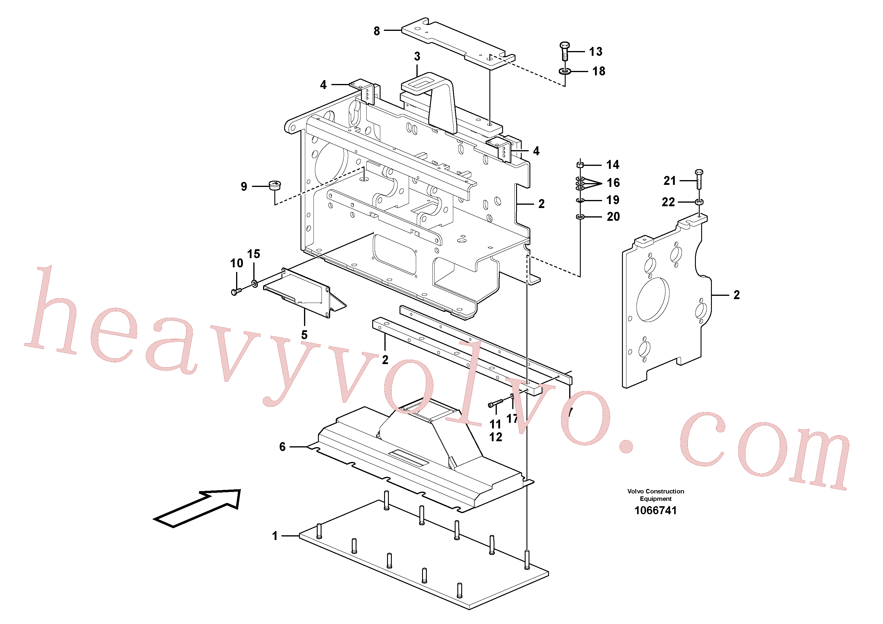 RM80853997 for Volvo Heating screed extension(1066741 assembly)