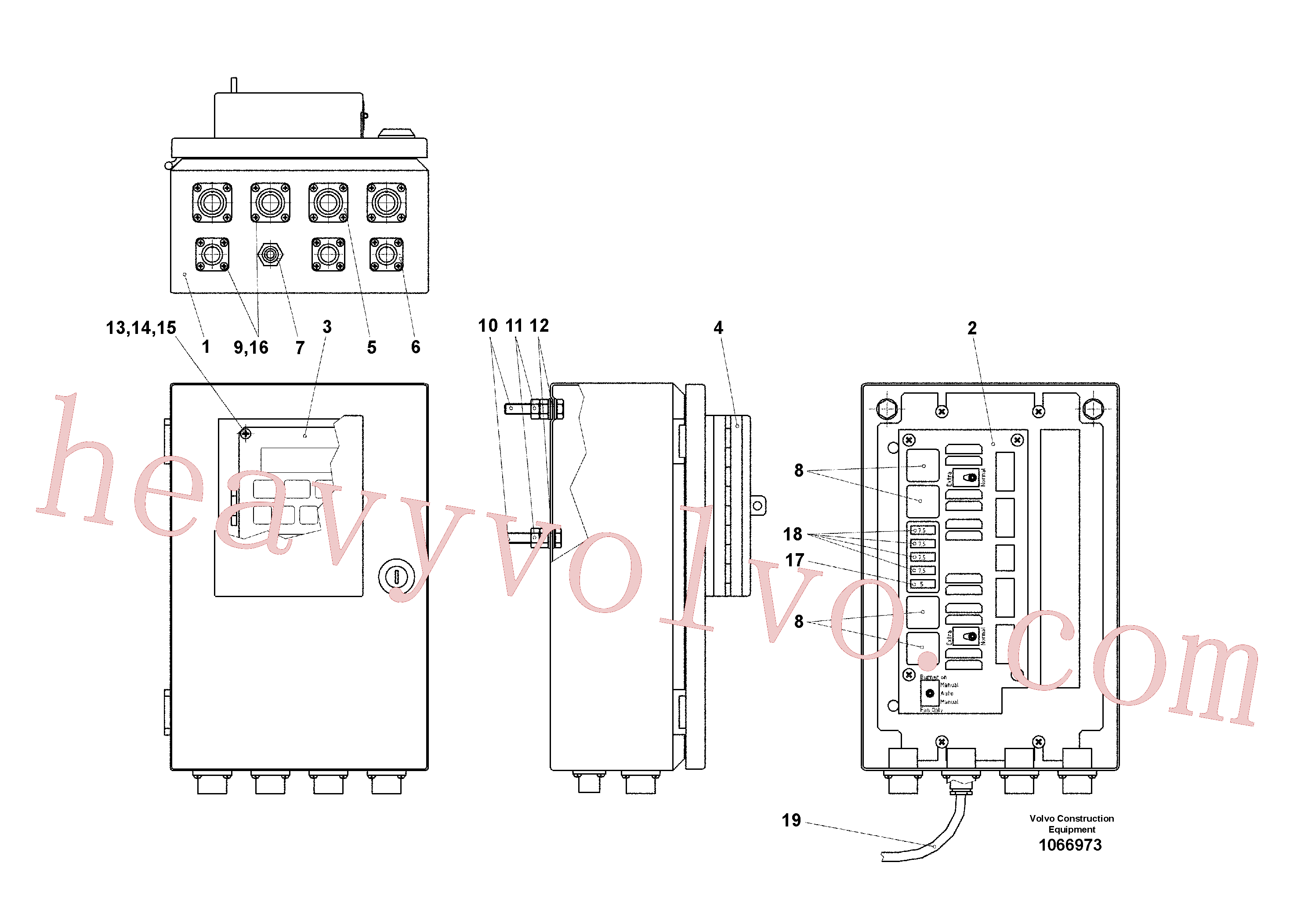 PJ7416327 for Volvo Thermo Control(1066973 assembly)