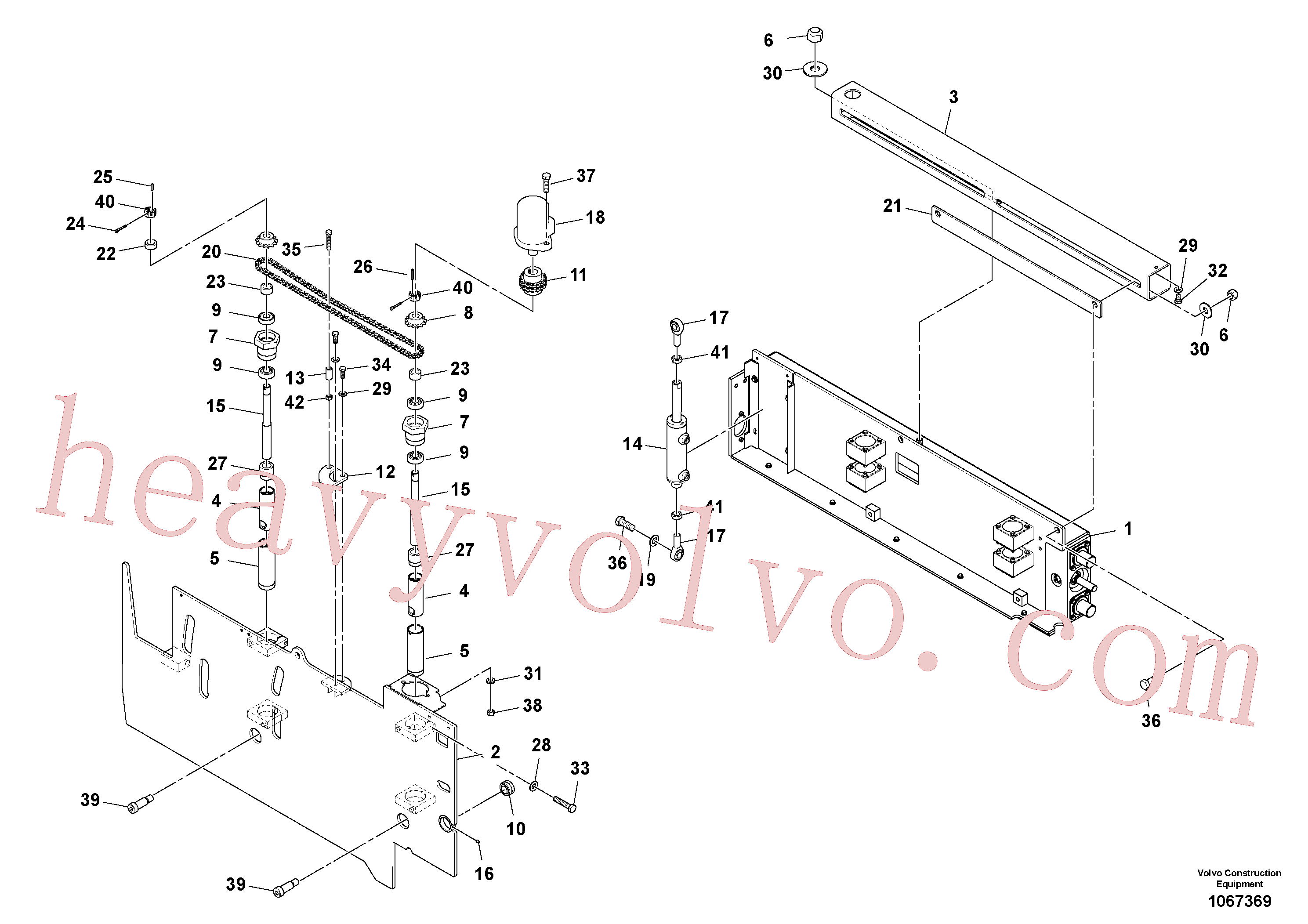 RM20313581 for Volvo Extension Assembly(1067369 assembly)