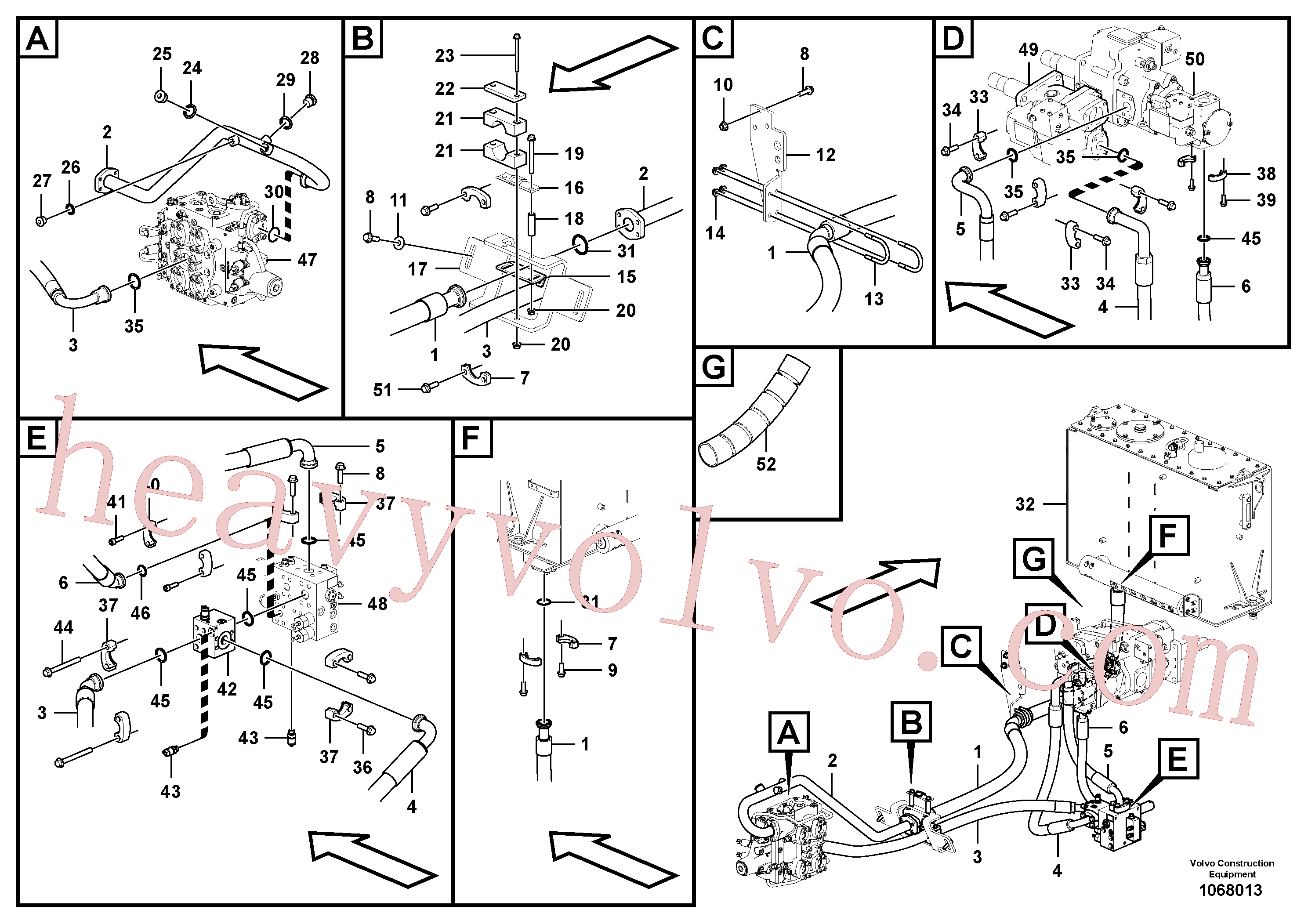 ZM2810962 for Volvo Feed- and return lines - control valve(1068013 assembly)