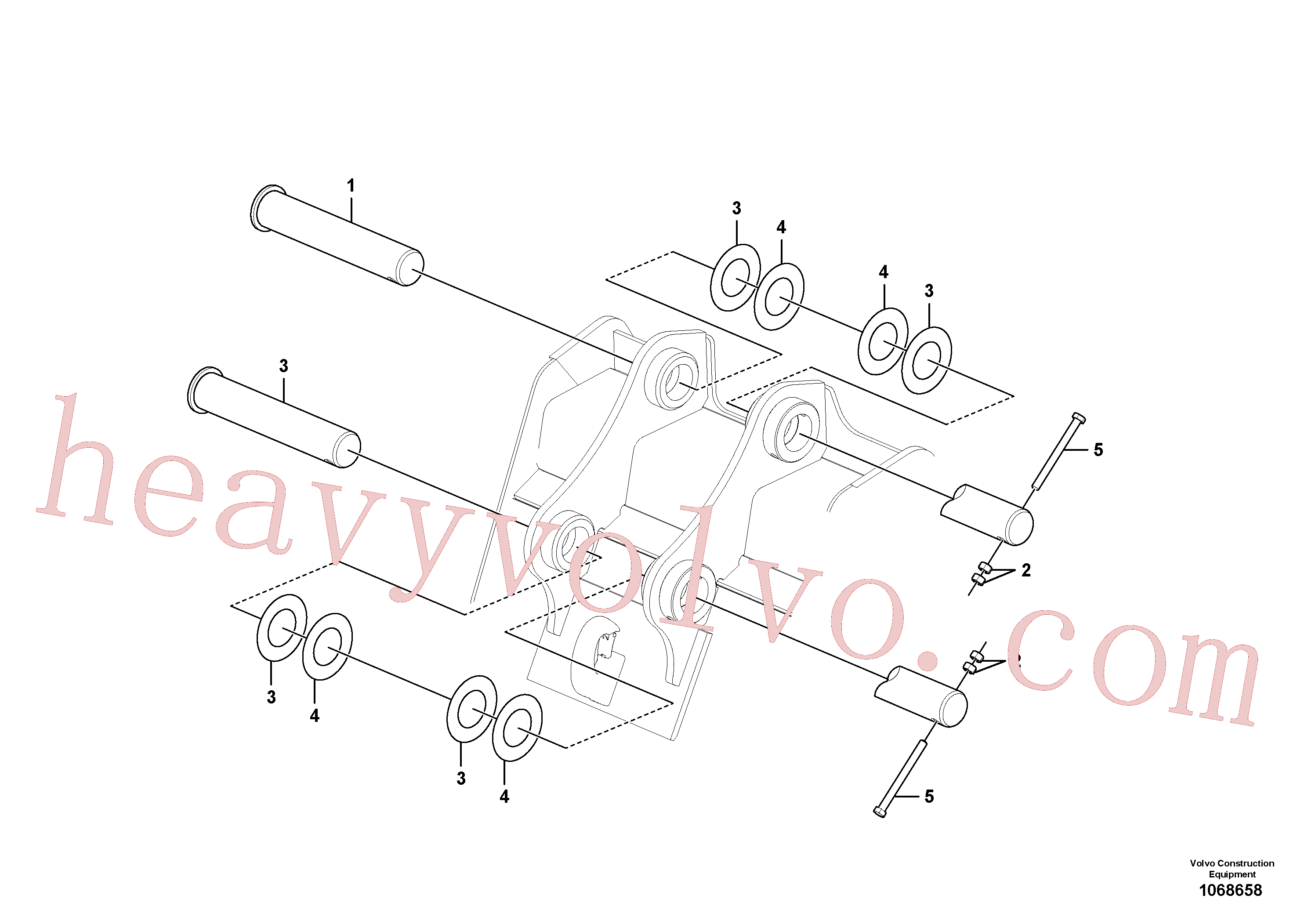 VOE14635164 for Volvo Links to bucket(1068658 assembly)