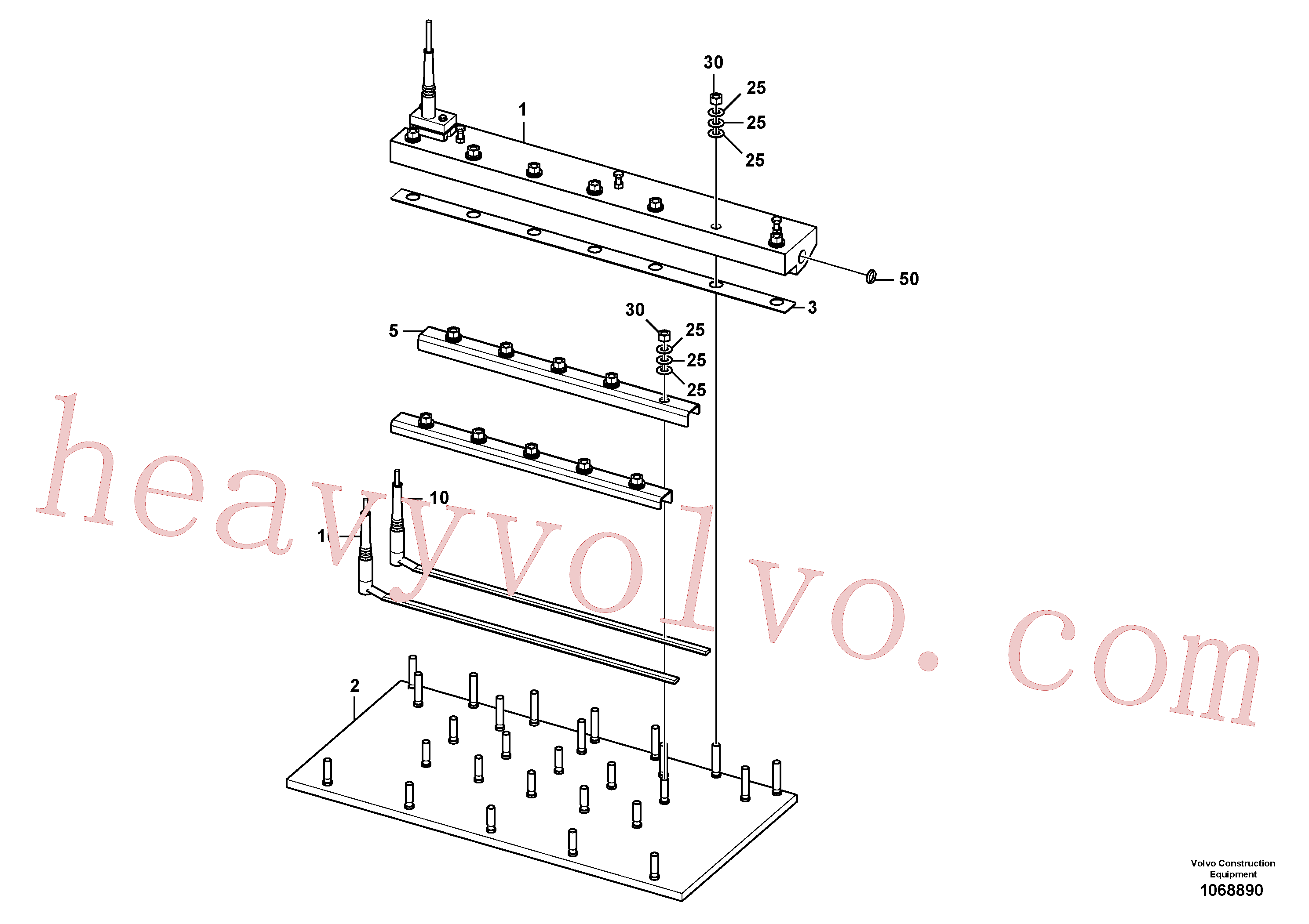 RM80633217 for Volvo Heating base plate for extension(1068890 assembly)