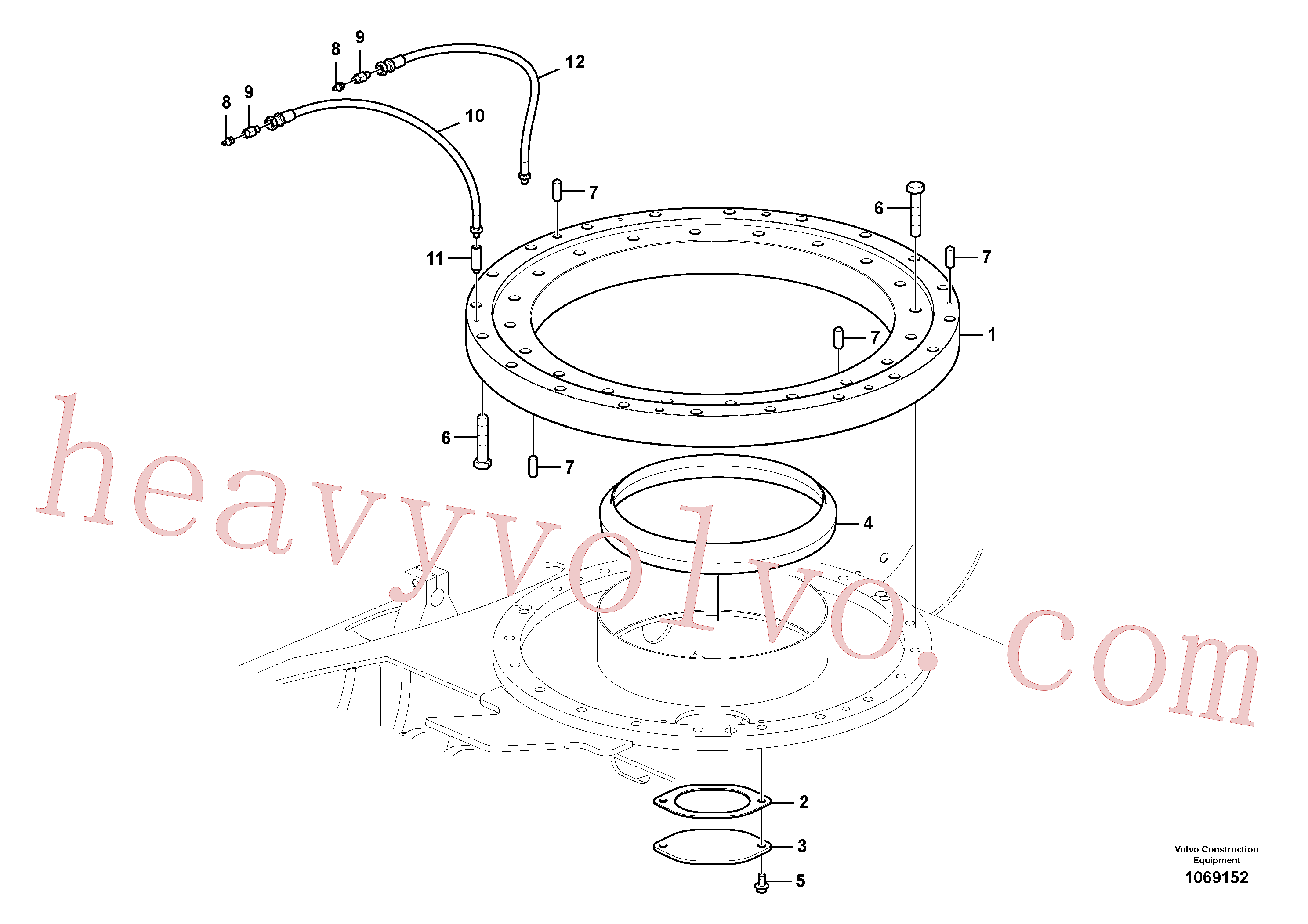 VOE14880641 for Volvo Swing system(1069152 assembly)