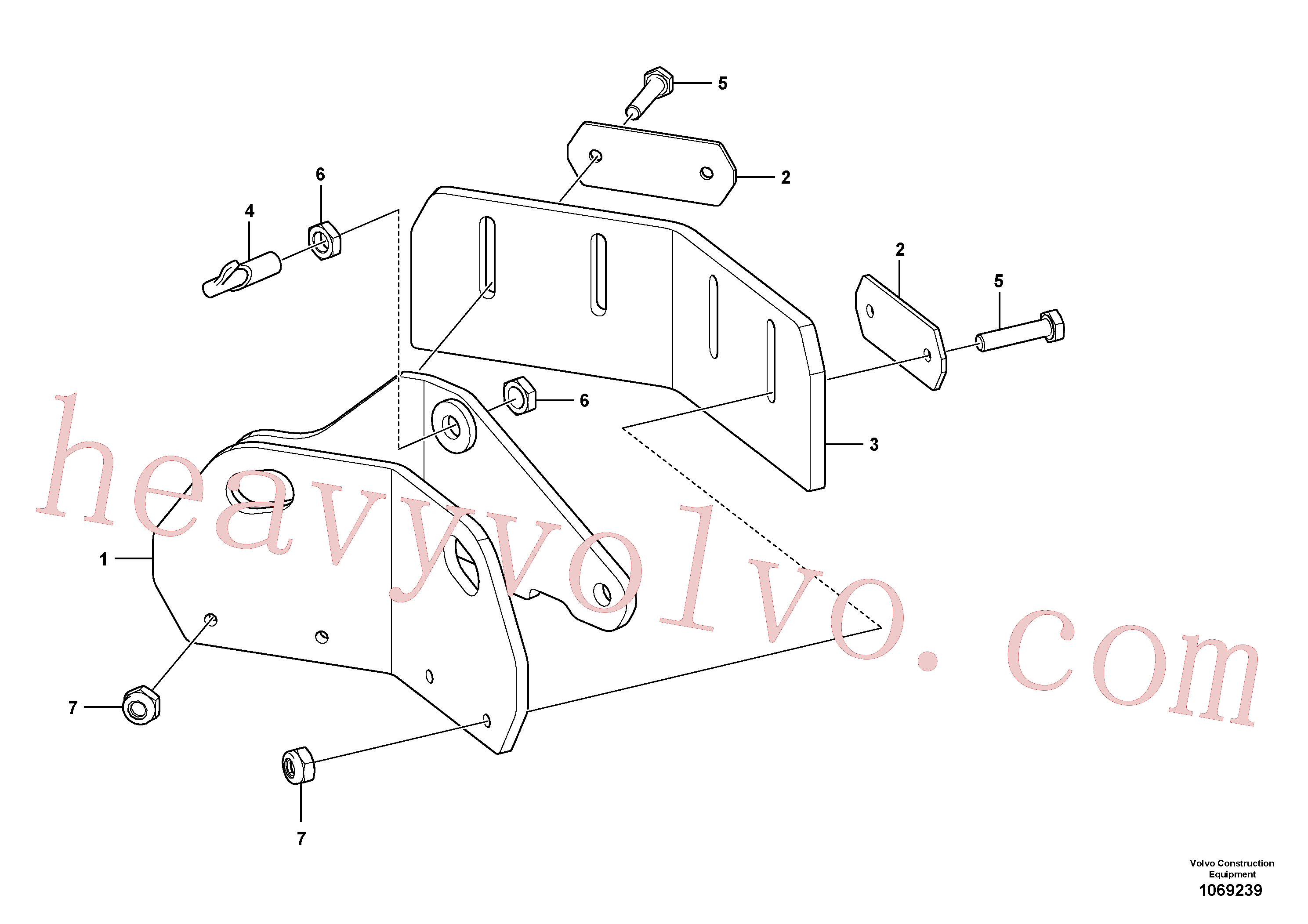 RM80853625 for Volvo Scraper(1069239 assembly)