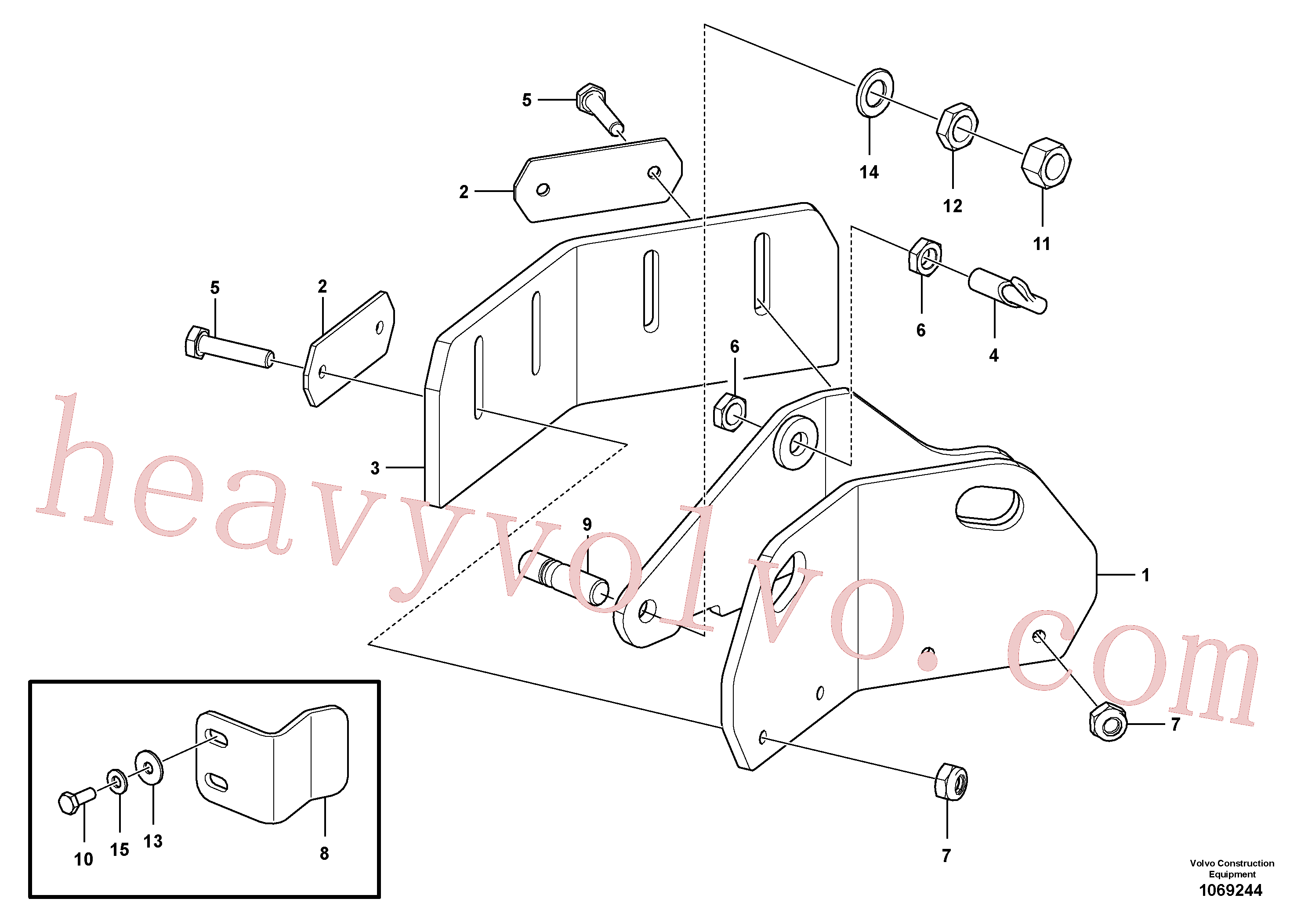 RM80853625 for Volvo Scraper(1069244 assembly)