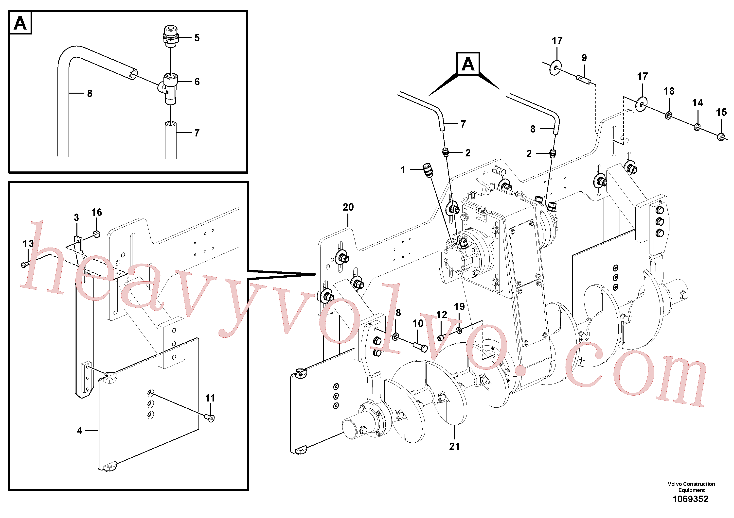 RM96723606 for Volvo Basic Auger Installation(1069352 assembly)