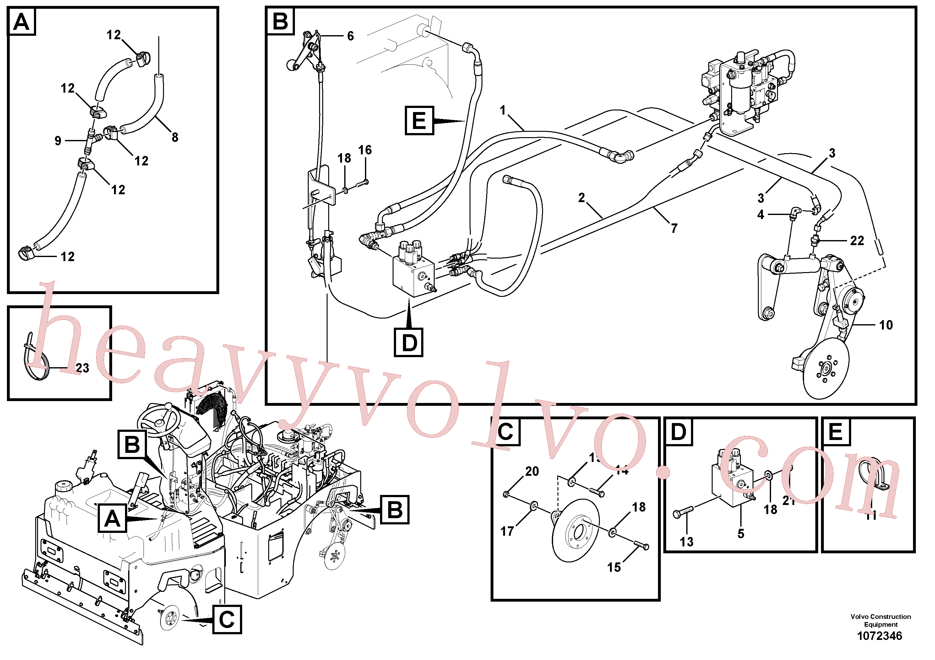 VOE15014699 for Volvo Edge Cutter Installation(1072346 assembly)