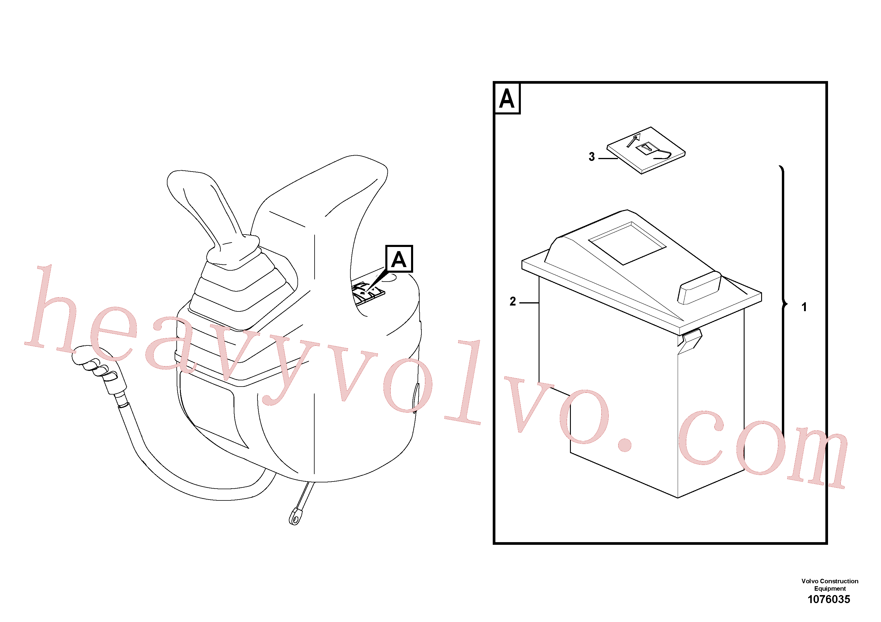 VOE11804128 for Volvo Switch, quickfit control(1076035 assembly)