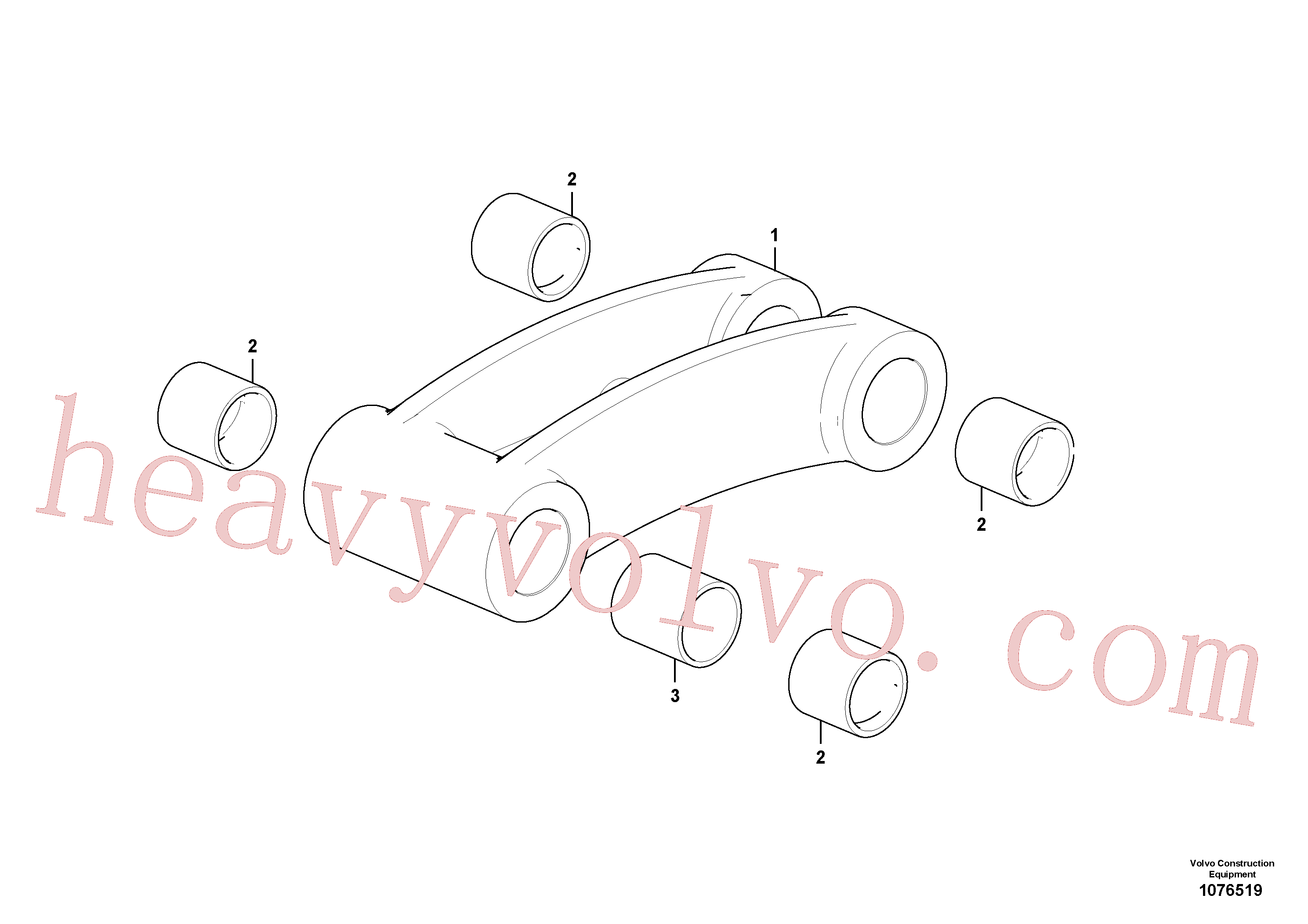 VOE11805927 for Volvo Connecting rod(1076519 assembly)