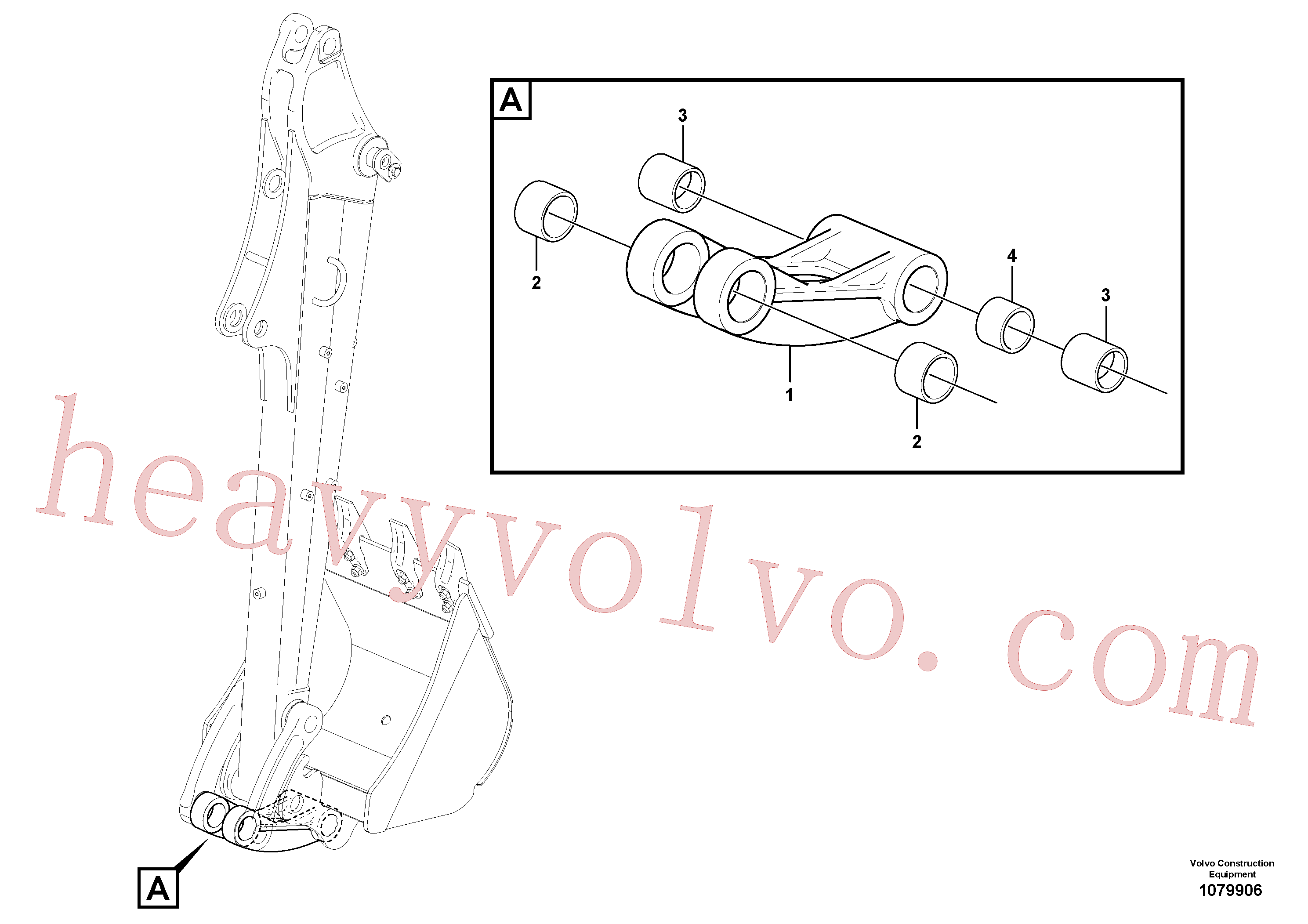 VOE15608349 for Volvo Links to connecting rod(1079906 assembly)