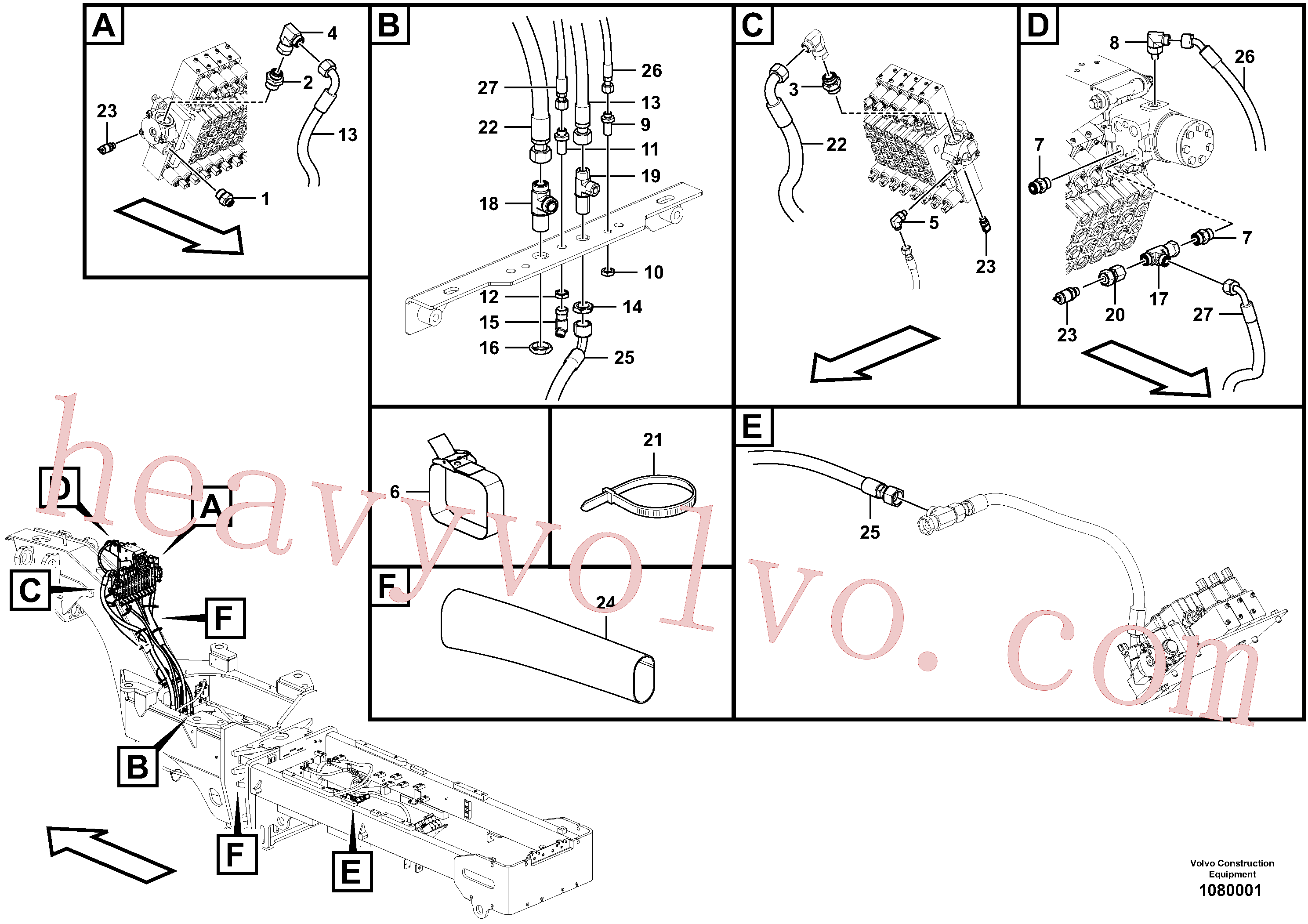 PJ5480033 for Volvo Steering and implement pump - front circuit(1080001 assembly)