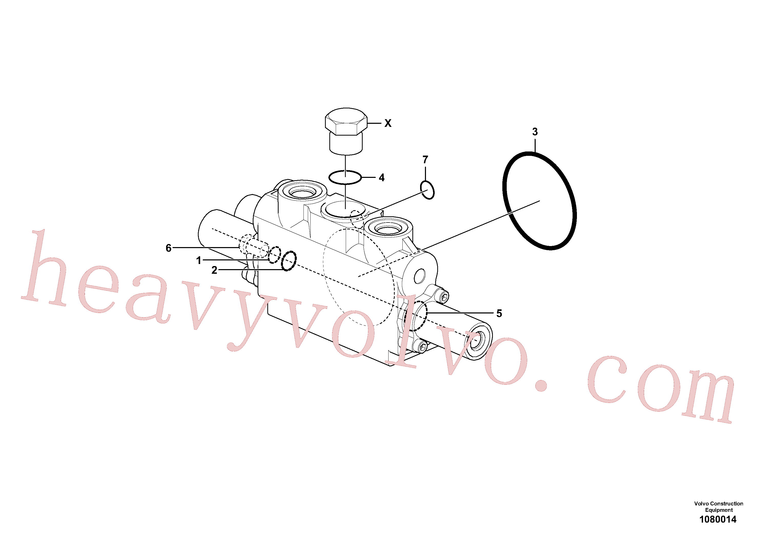 VOE14688724 for Volvo Valve(1080014 assembly)