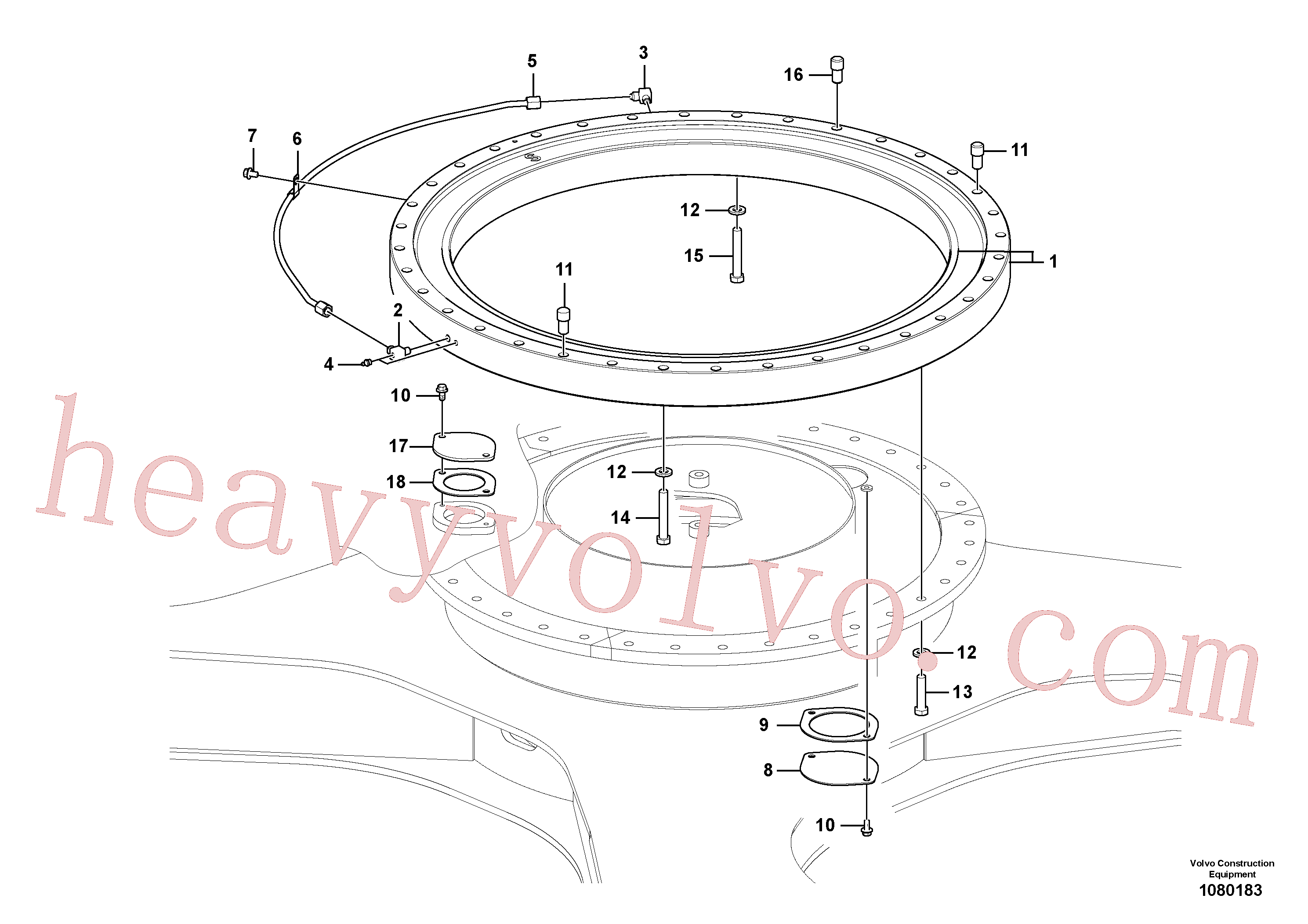 VOE14647524 for Volvo Swing system(1080183 assembly)