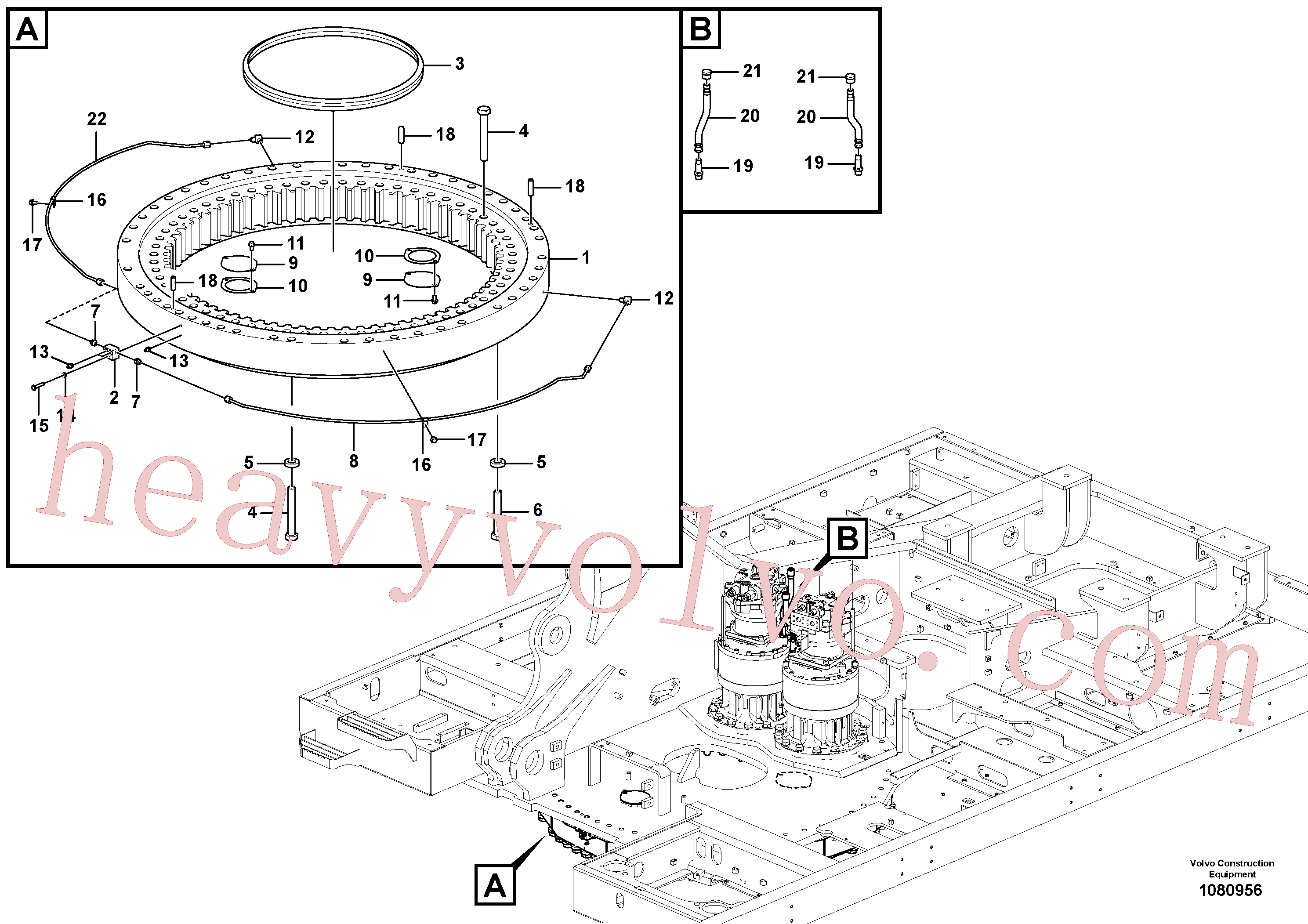 VOE14592817 for Volvo Swing system(1080956 assembly)