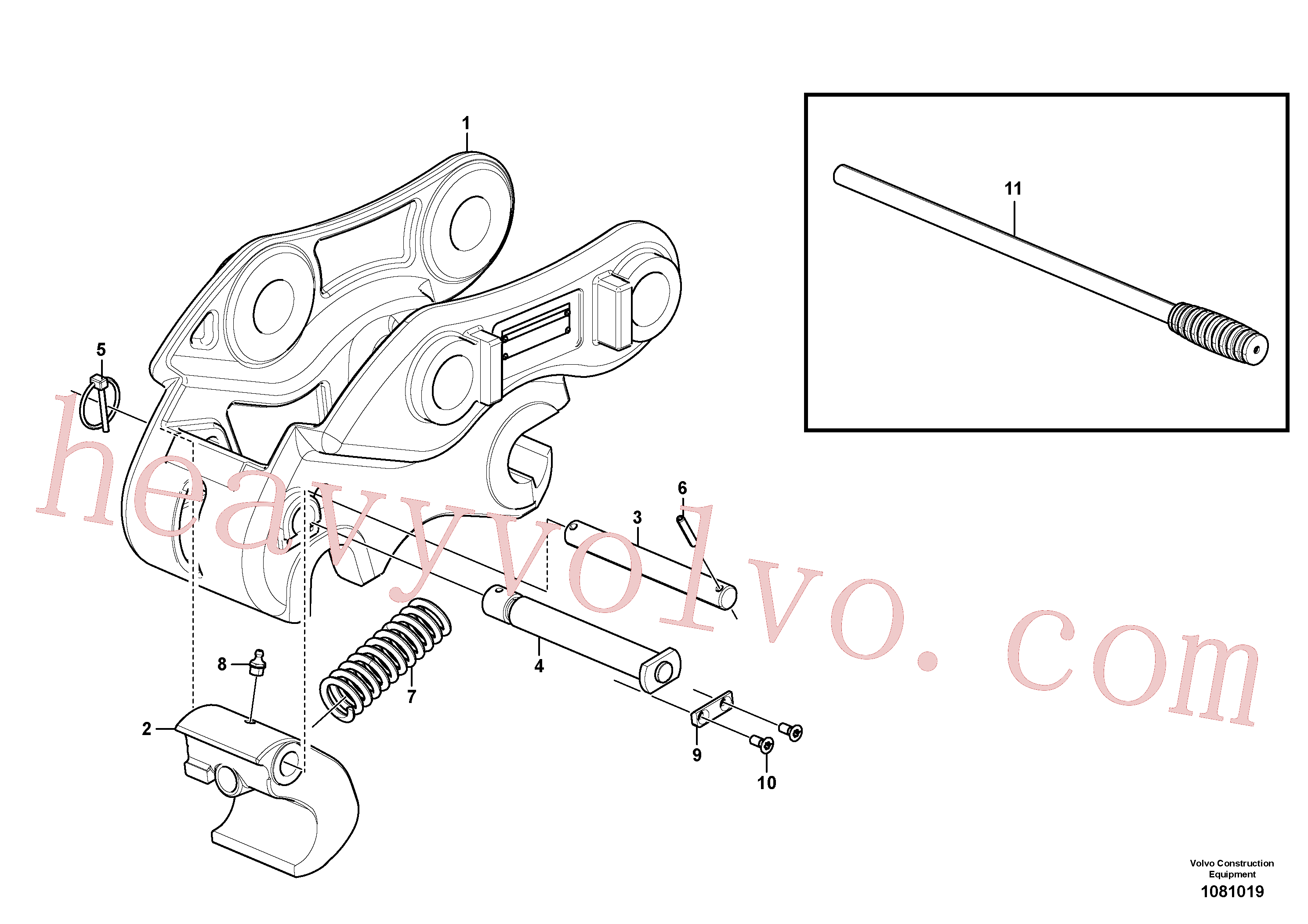 VOE15623585 for Volvo Quickfit, mechanical(1081019 assembly)