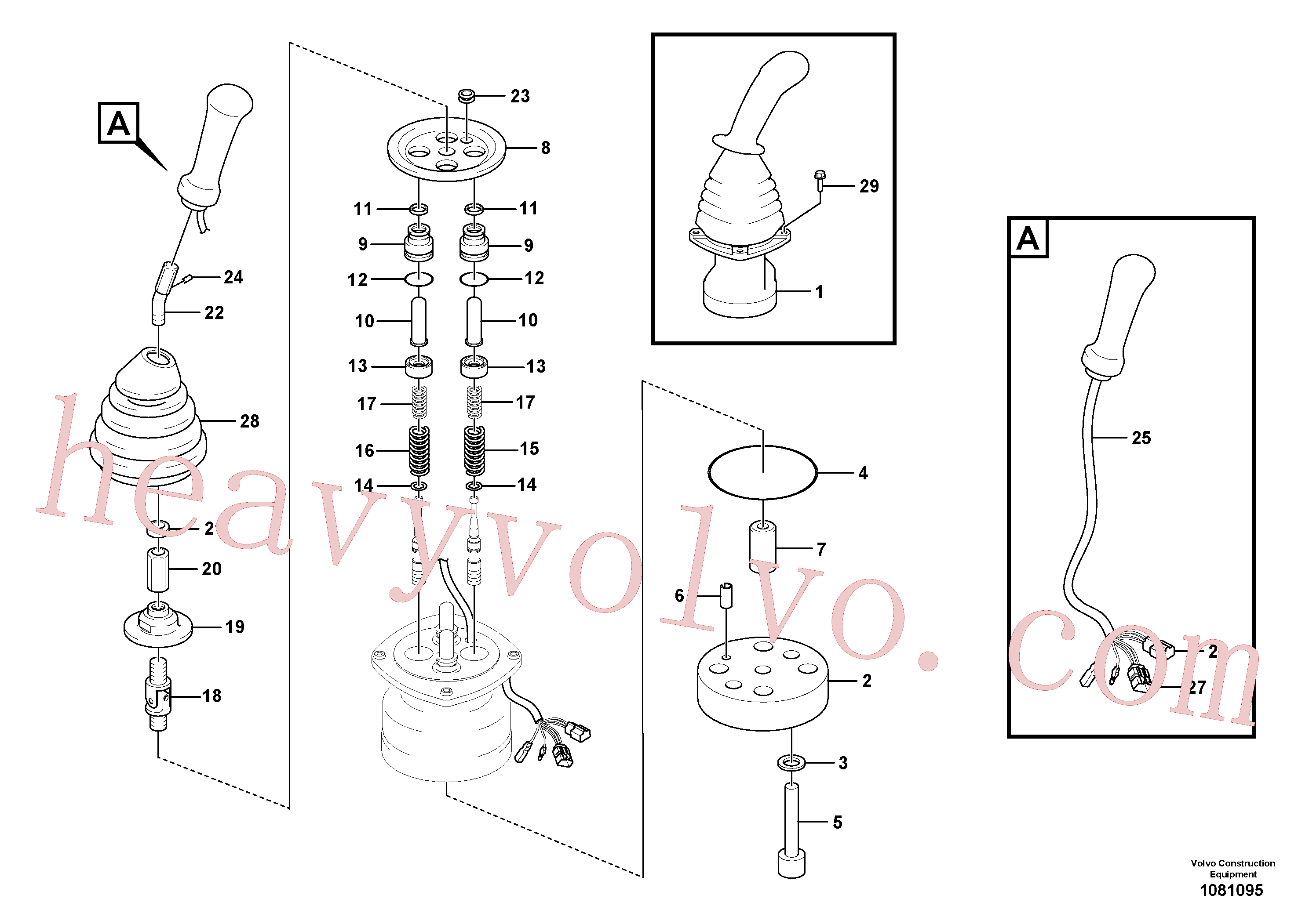 SA8230-36770 for Volvo Servo system, remote control valve(1081095 assembly)