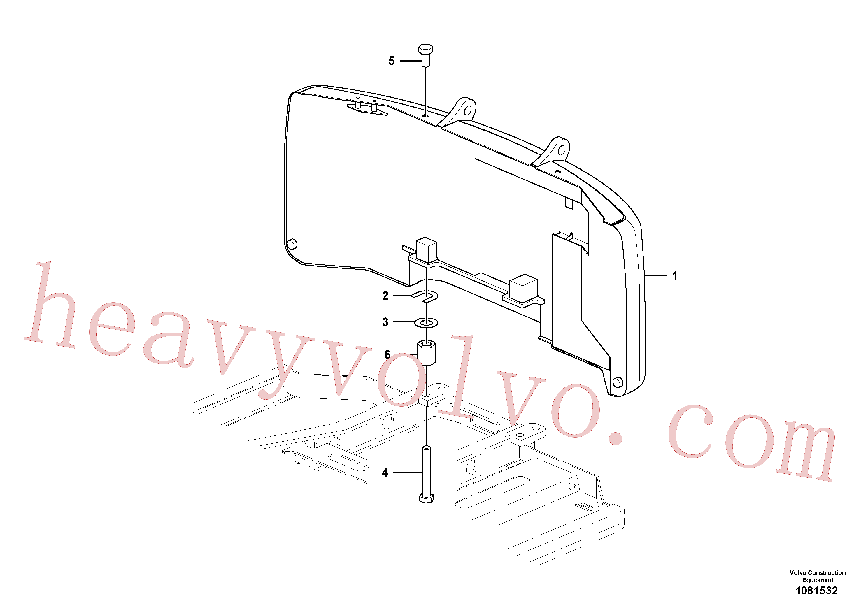 VOE993424 for Volvo Counterweights(1081532 assembly)