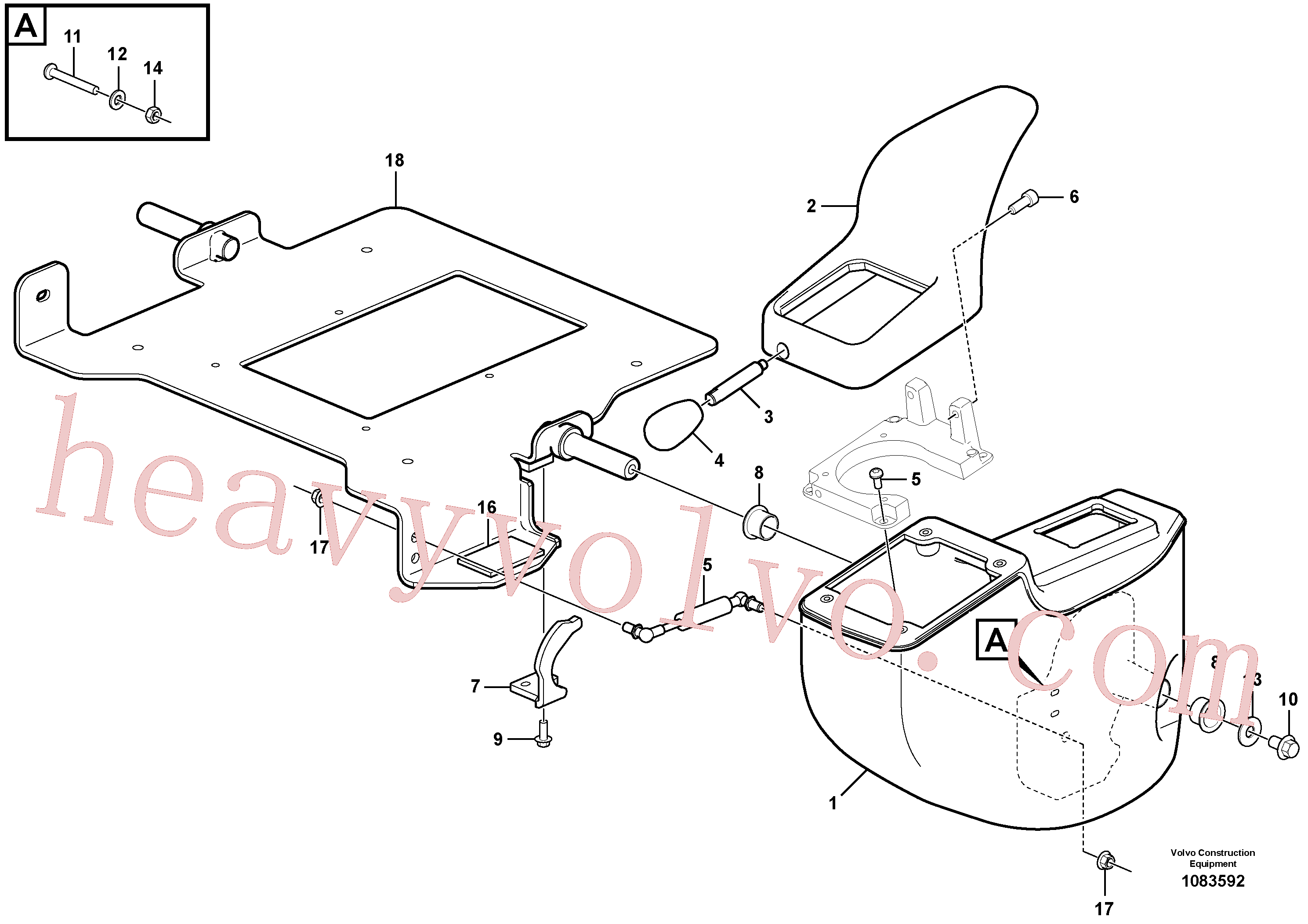 VOE11803383 for Volvo Operator's station : instrument panel ( left )(1083592 assembly)