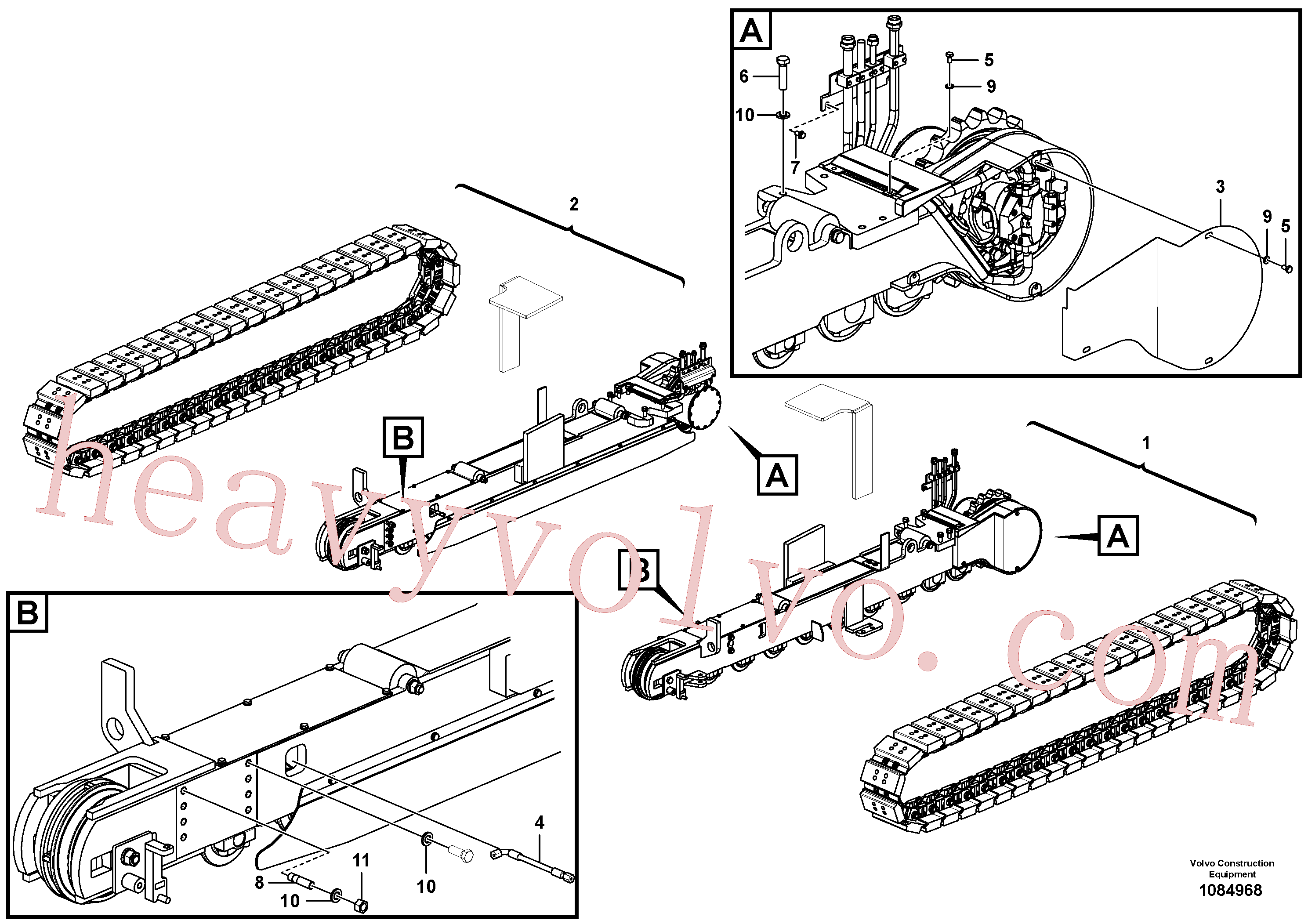 RM96723606 for Volvo Track Installation(1084968 assembly)