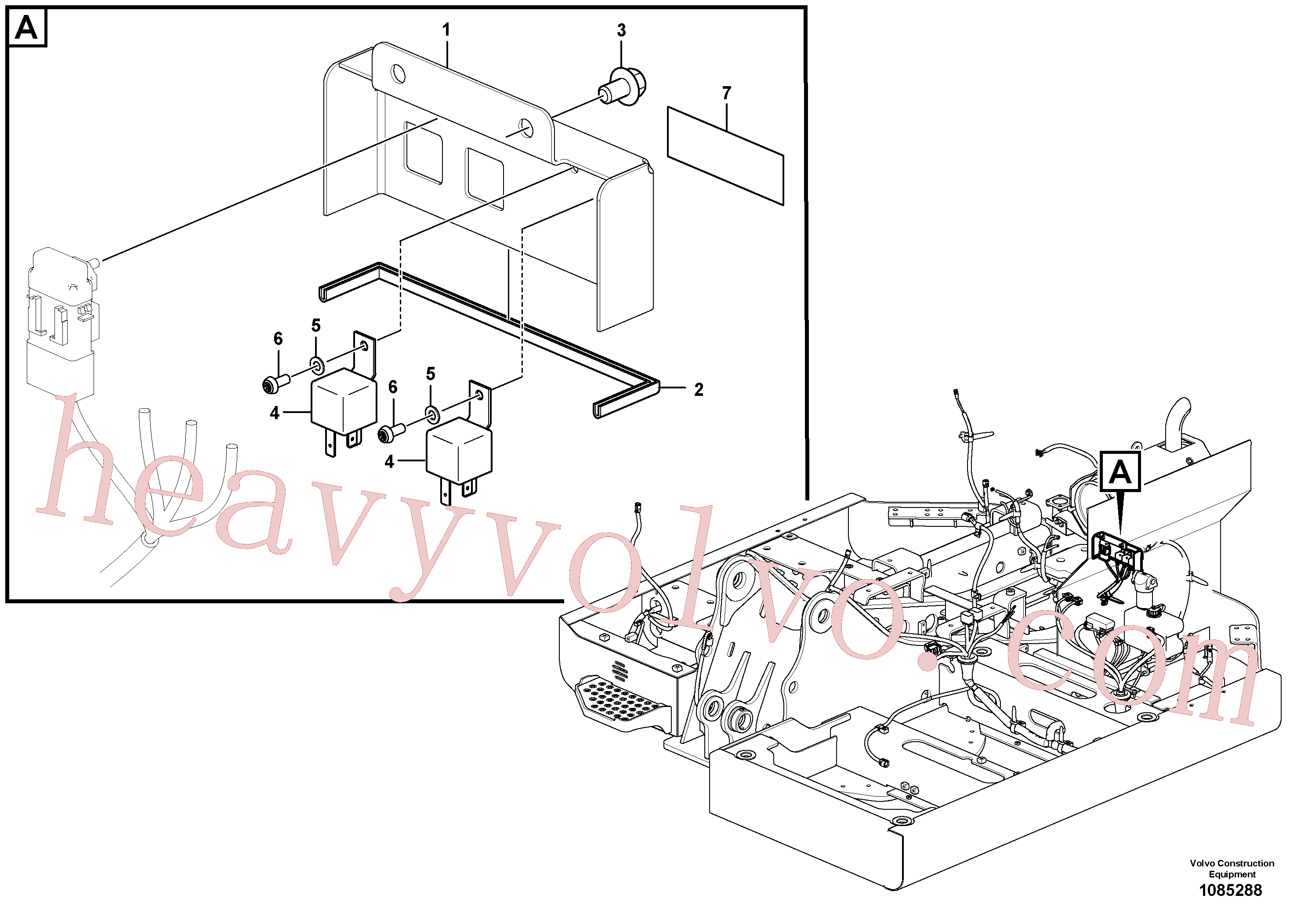 VOE14610293 for Volvo Electrical relay(1085288 assembly)