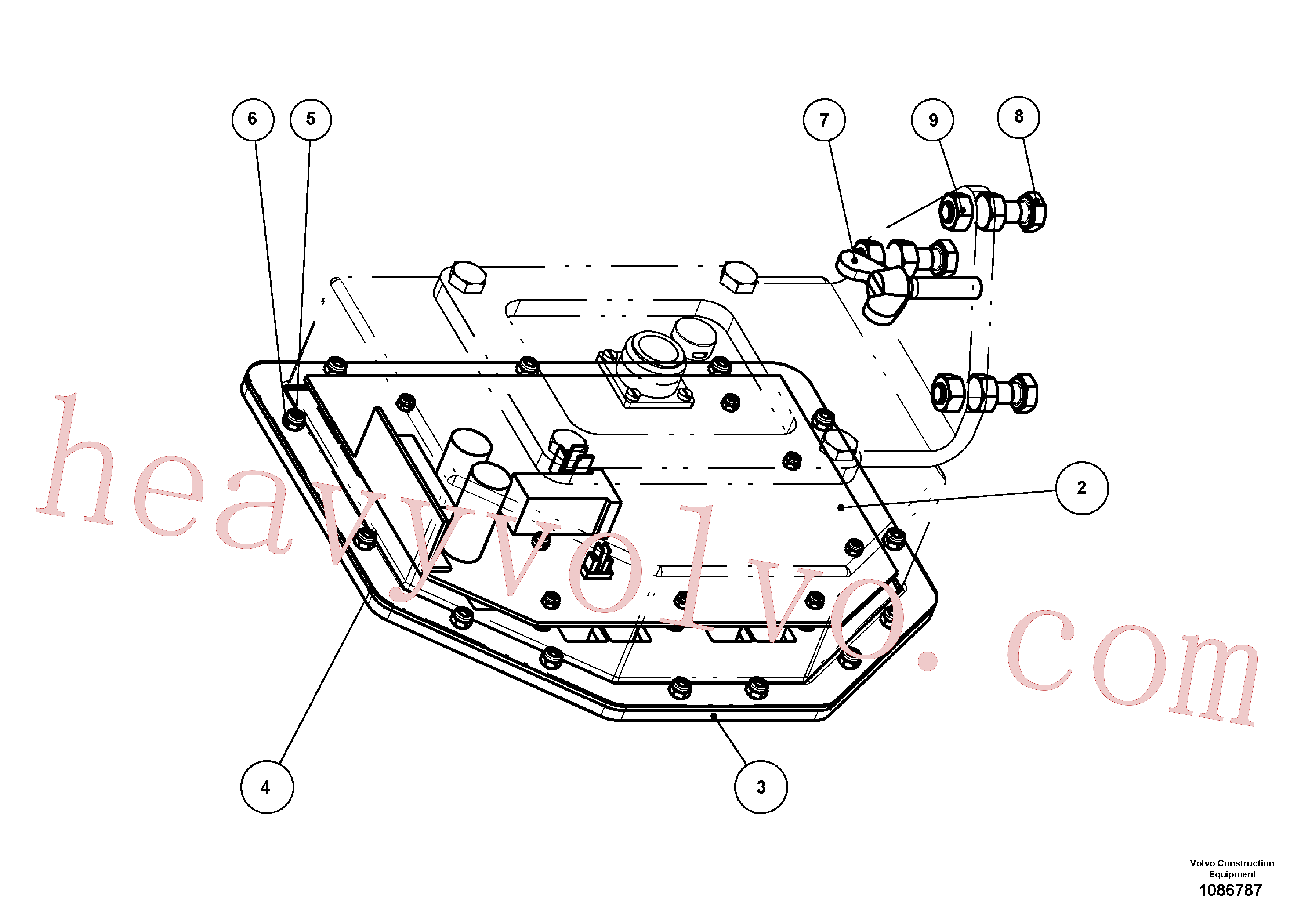 RM96752506 for Volvo External Control Panel(1086787 assembly)