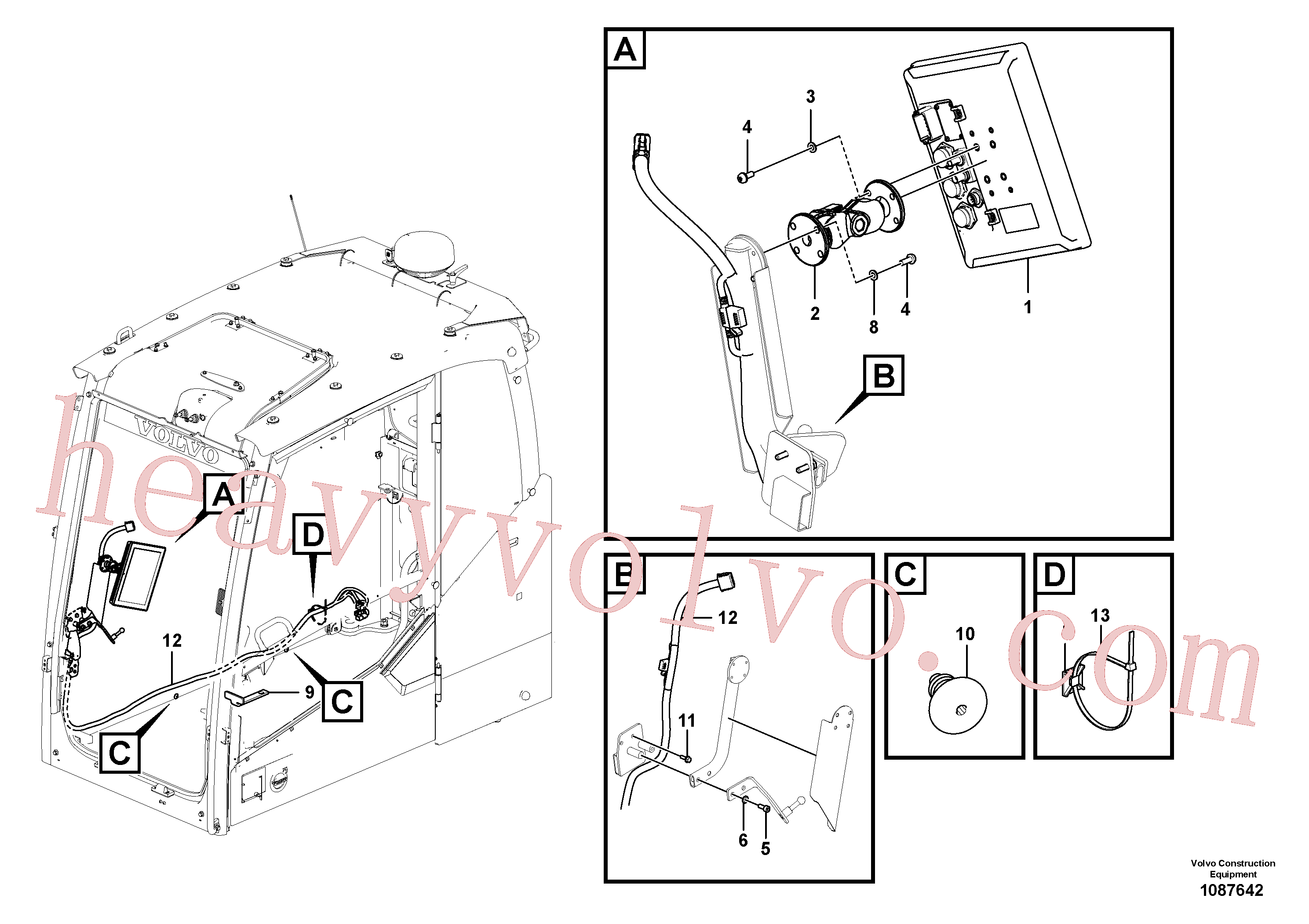 VOE997501 for Volvo Display, dig assist(1087642 assembly)