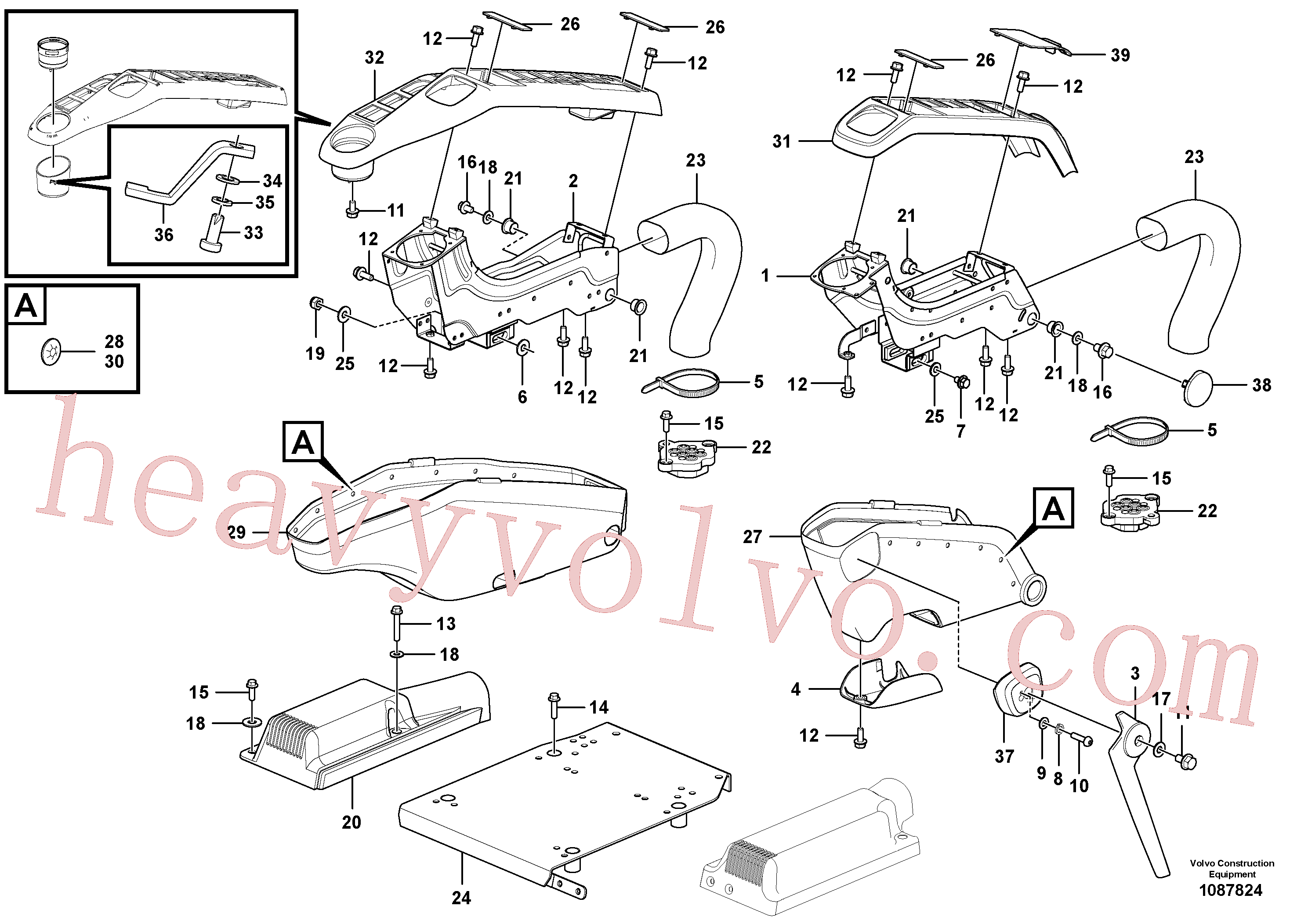 VOE994848 for Volvo Instrument panel, control panel(1087824 assembly)