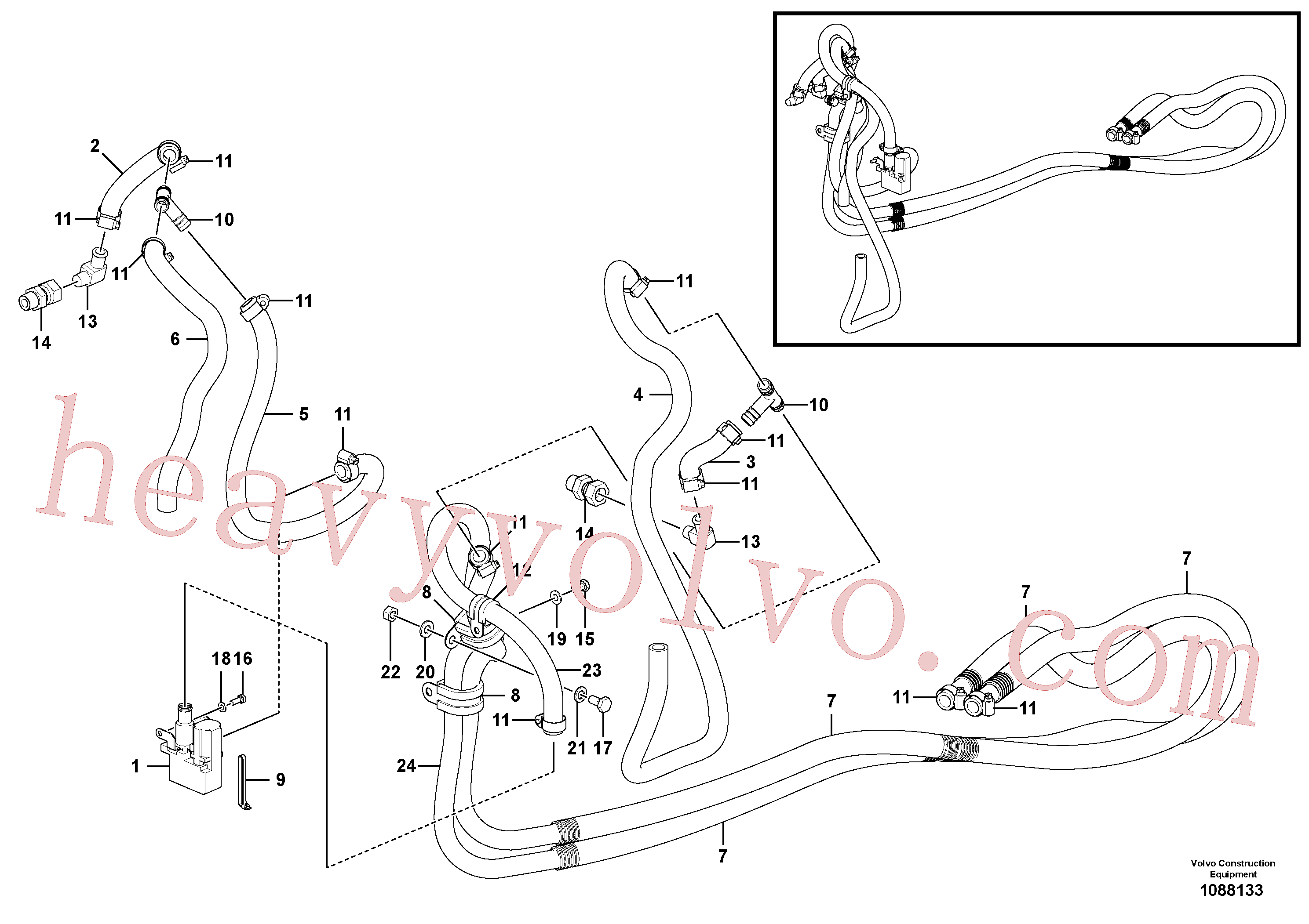 RM13909932 for Volvo Auxiliary Heater(1088133 assembly)