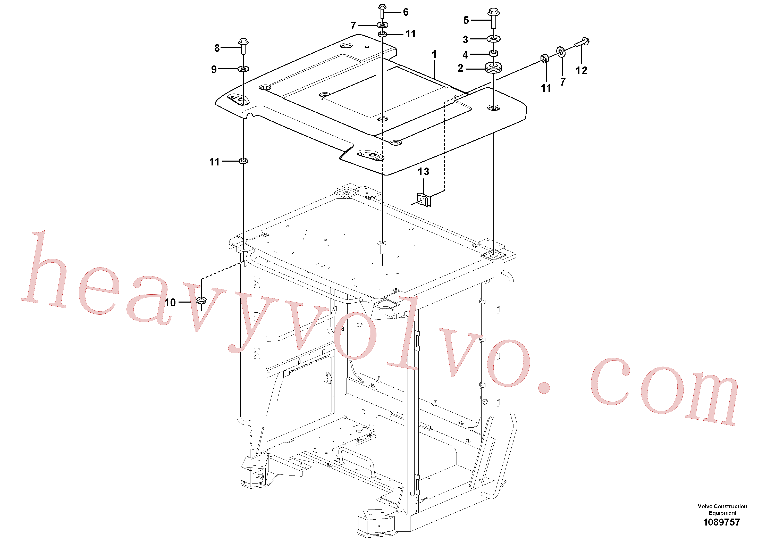 VOE60113141 for Volvo Roof(1089757 assembly)