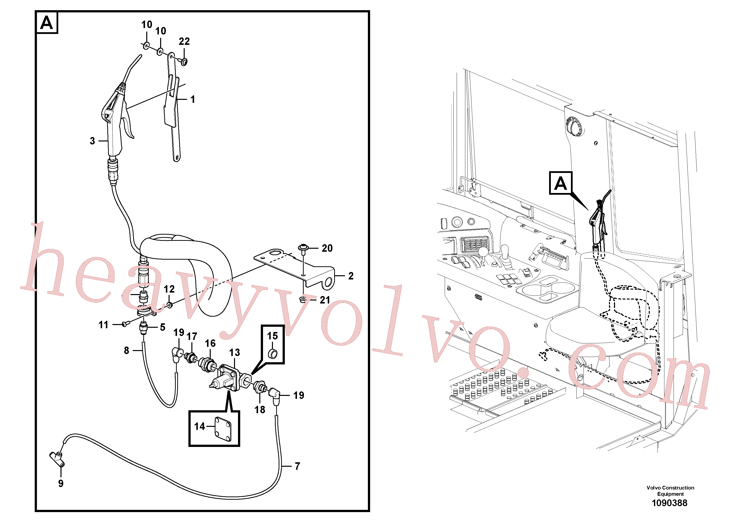 VOE997501 for Volvo Air compressor(1090388 assembly)