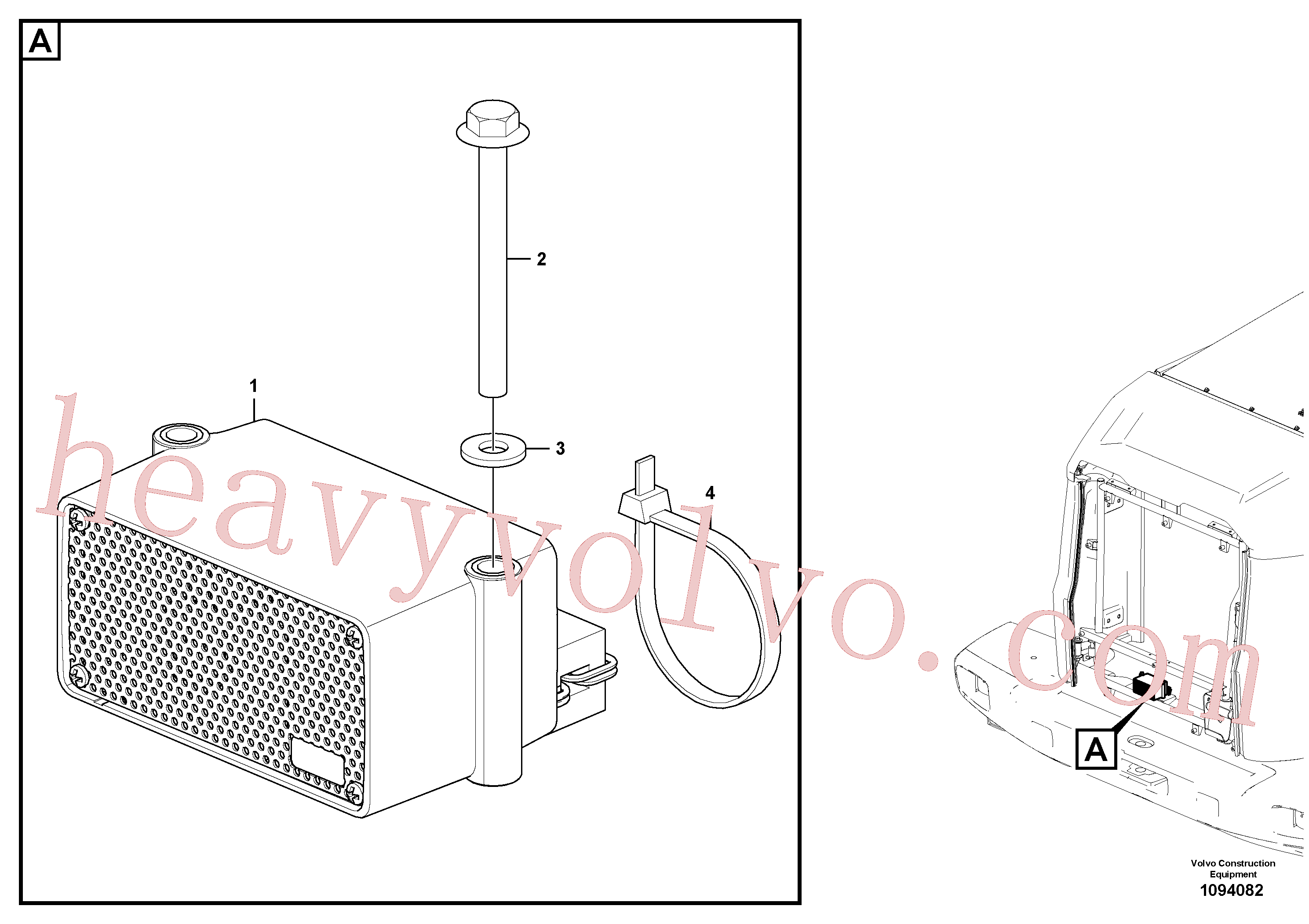 VOE994849 for Volvo Back-up warning unit(1094082 assembly)