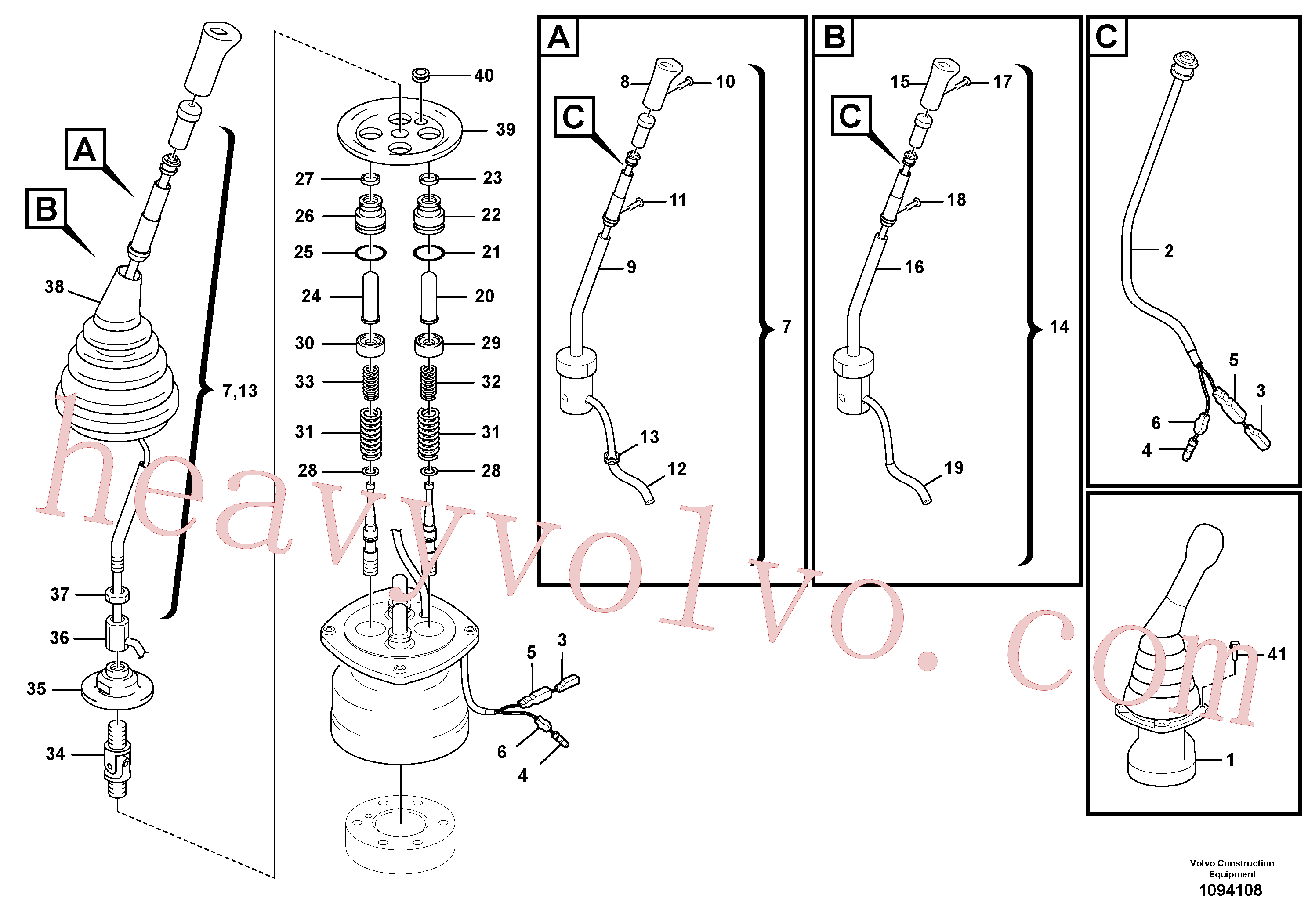 VOE14540765 for Volvo Servo system, remote control valve(1094108 assembly)