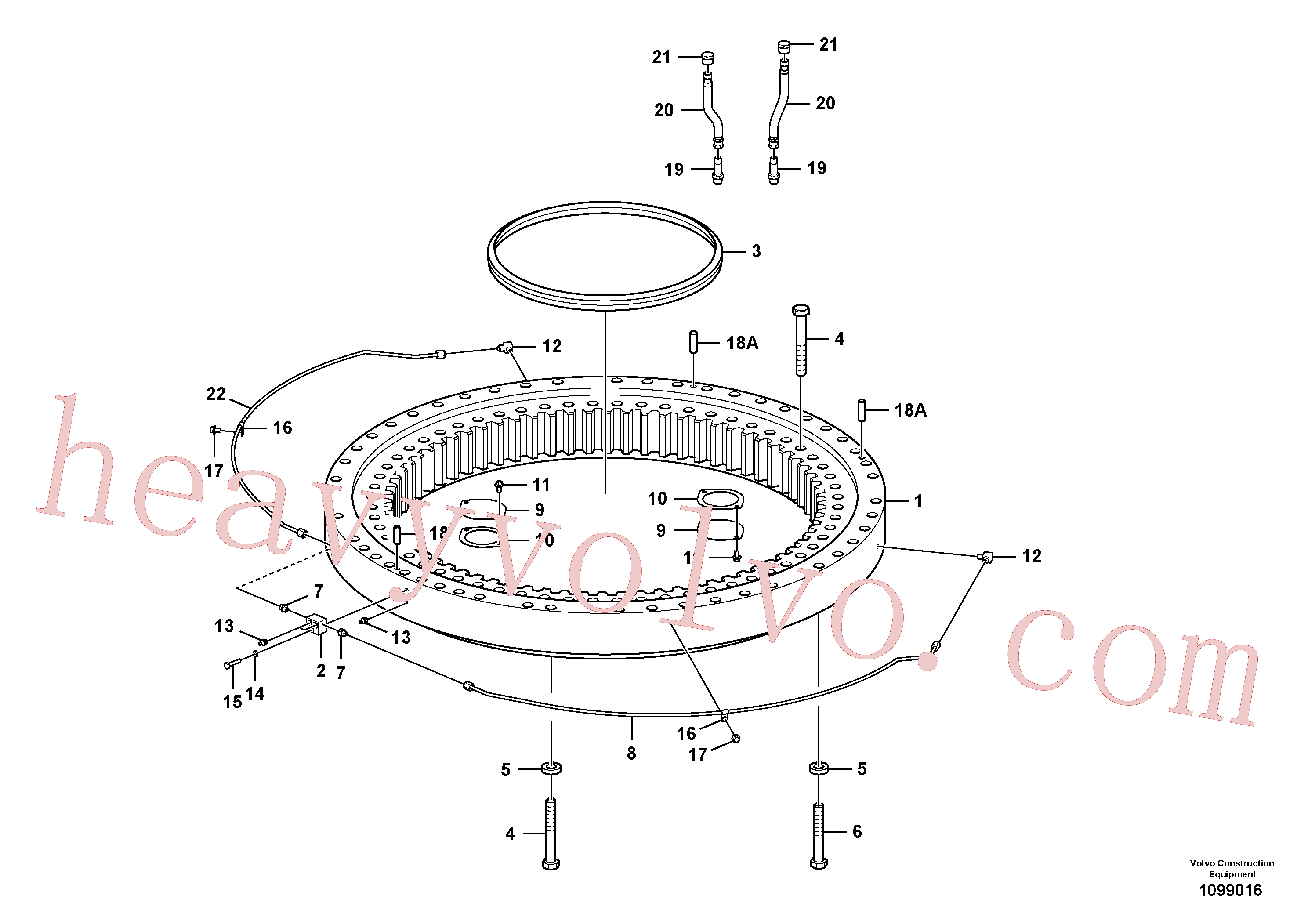 VOE14592817 for Volvo Swing system(1099016 assembly)